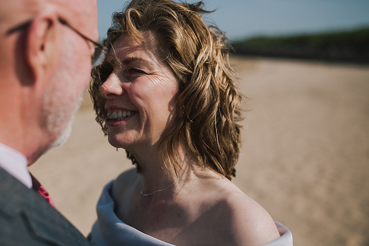 Marrying again in later life intimate seaside wedding  - A Dove Grey Dress + Fish and Chip Seaside Supper for a Couple Marrying Again in Life and their Charming, Intimate Family Wedding