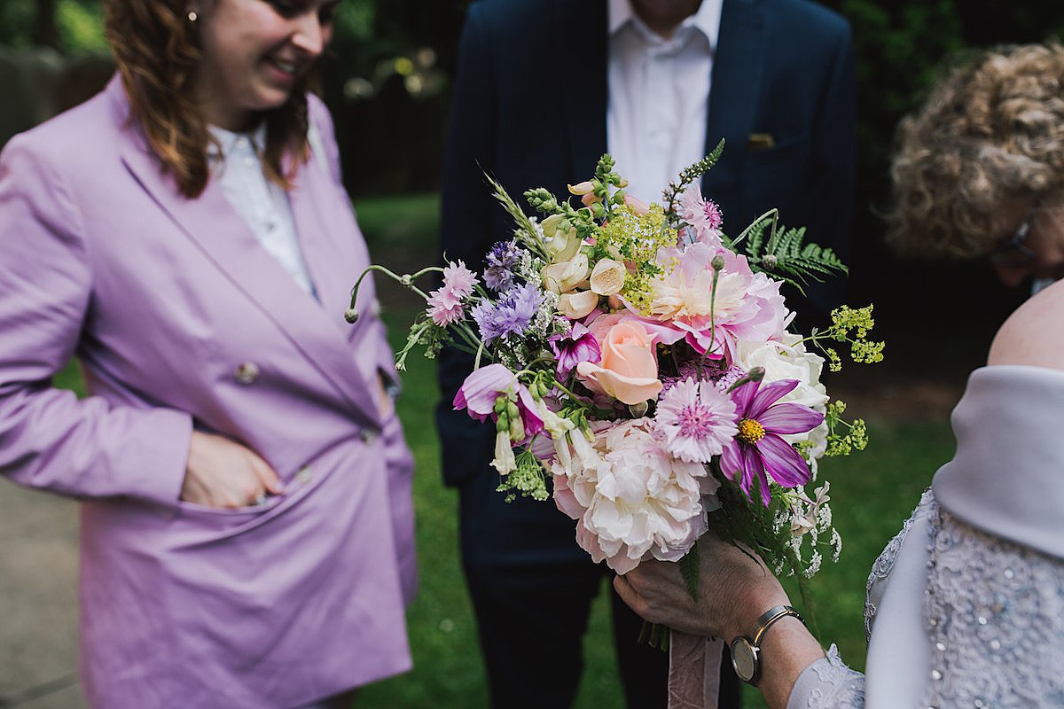 Marrying again in later life intimate seaside wedding  - A Dove Grey Dress + Fish and Chip Seaside Supper for a Couple Marrying Again in Life and their Charming, Intimate Family Wedding