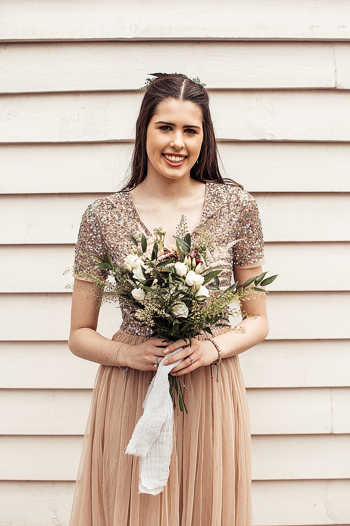 Riki Dalal dress Spring boho wedding  - A Riki Dalal Dress with 3D Flowers + a Wedding Full of Dreamcatchers + Boho Vibes