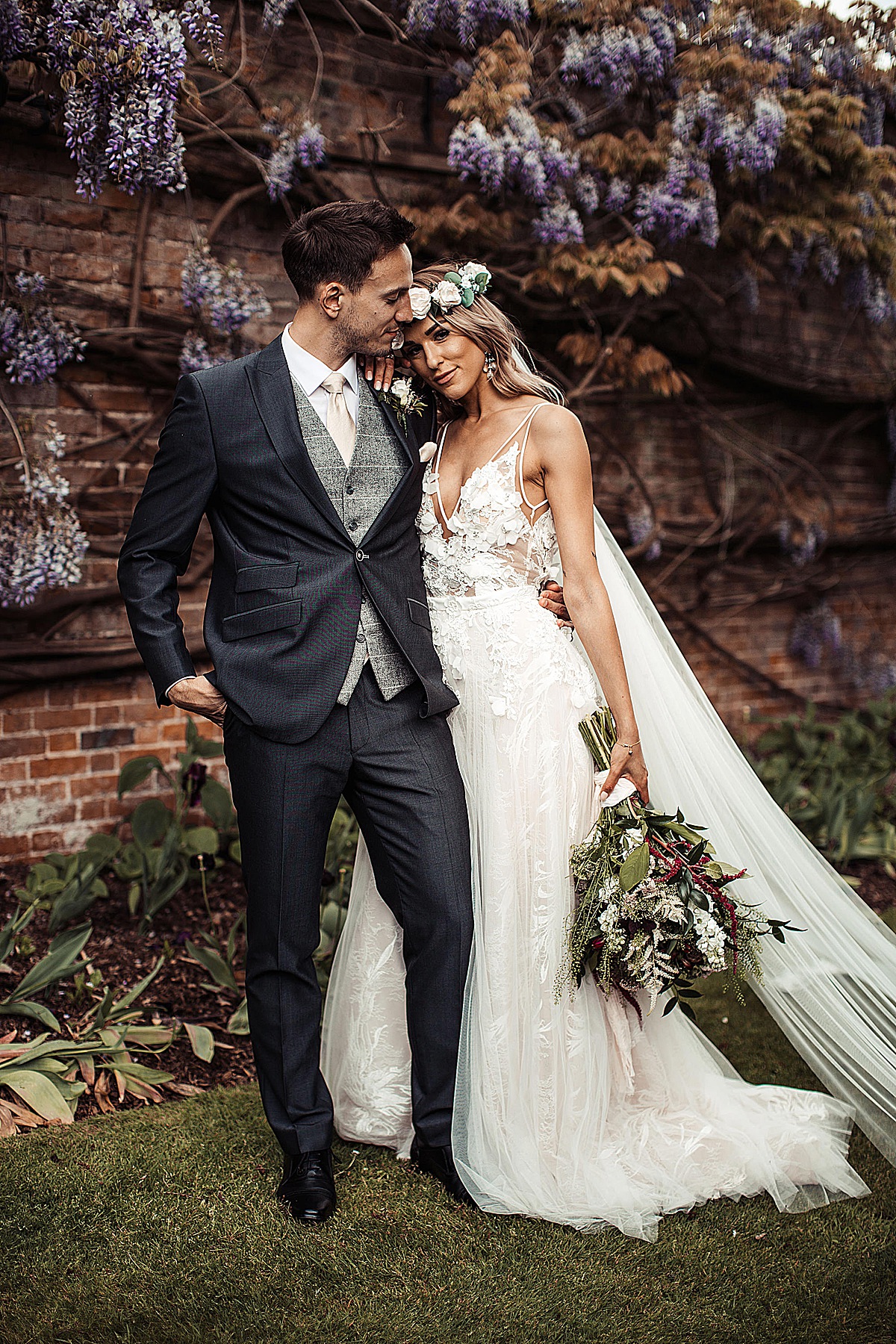 Riki Dalal dress Spring boho wedding  - A Riki Dalal Dress with 3D Flowers + a Wedding Full of Dreamcatchers + Boho Vibes