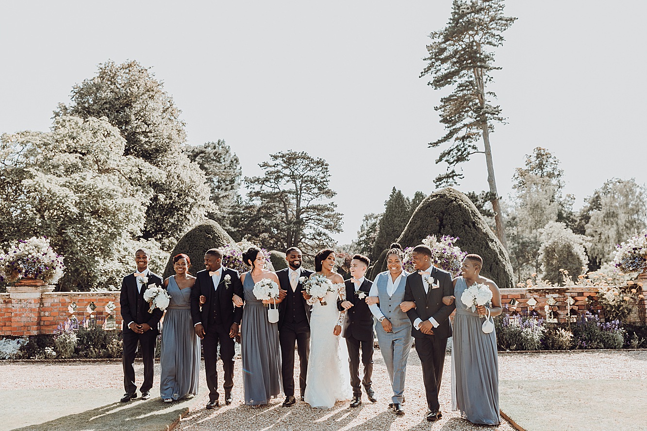 Sophia Tolli modern vintage country house Hampshire wedding 19