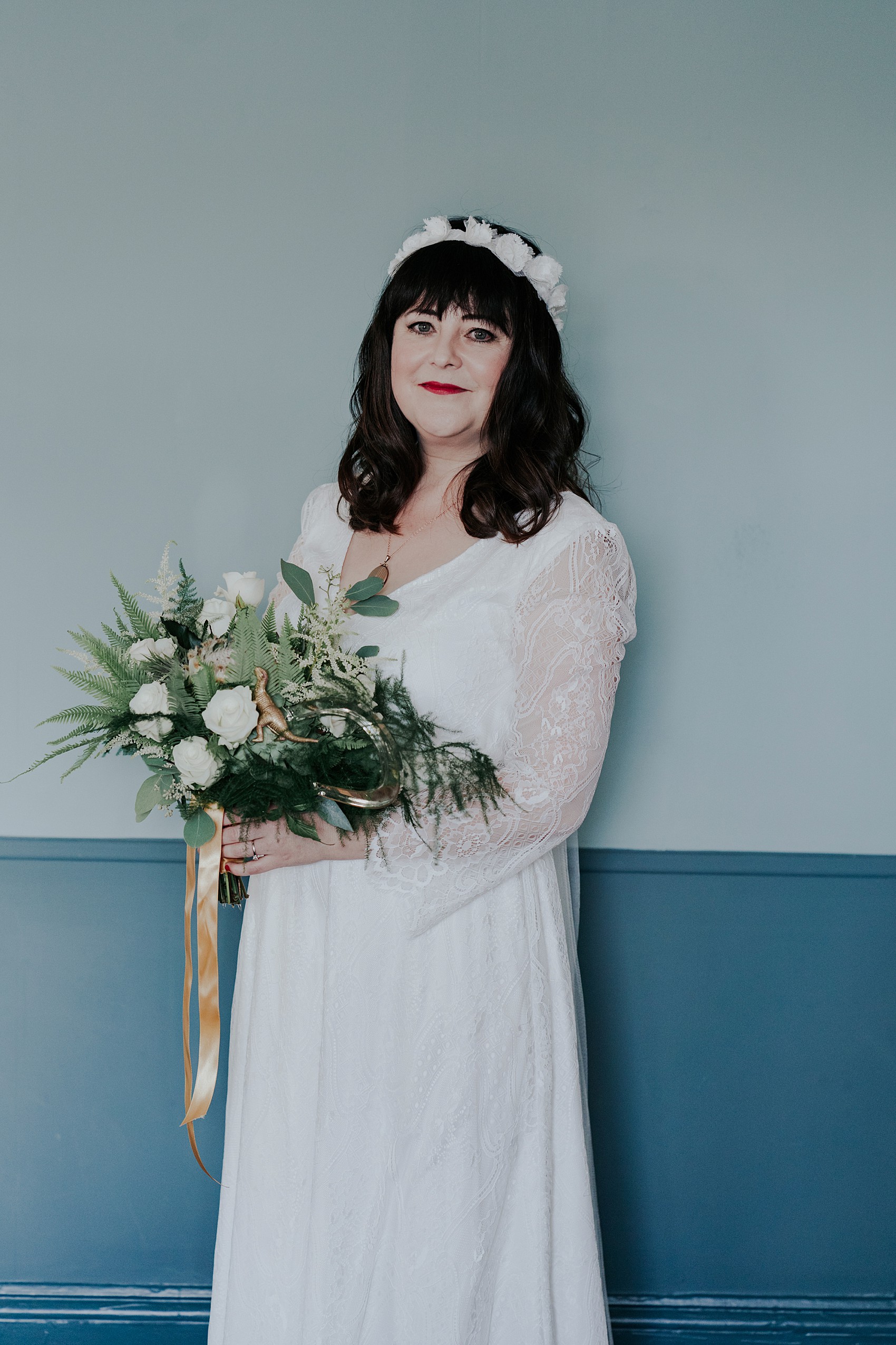 South London pub wedding Indiebride dress 10