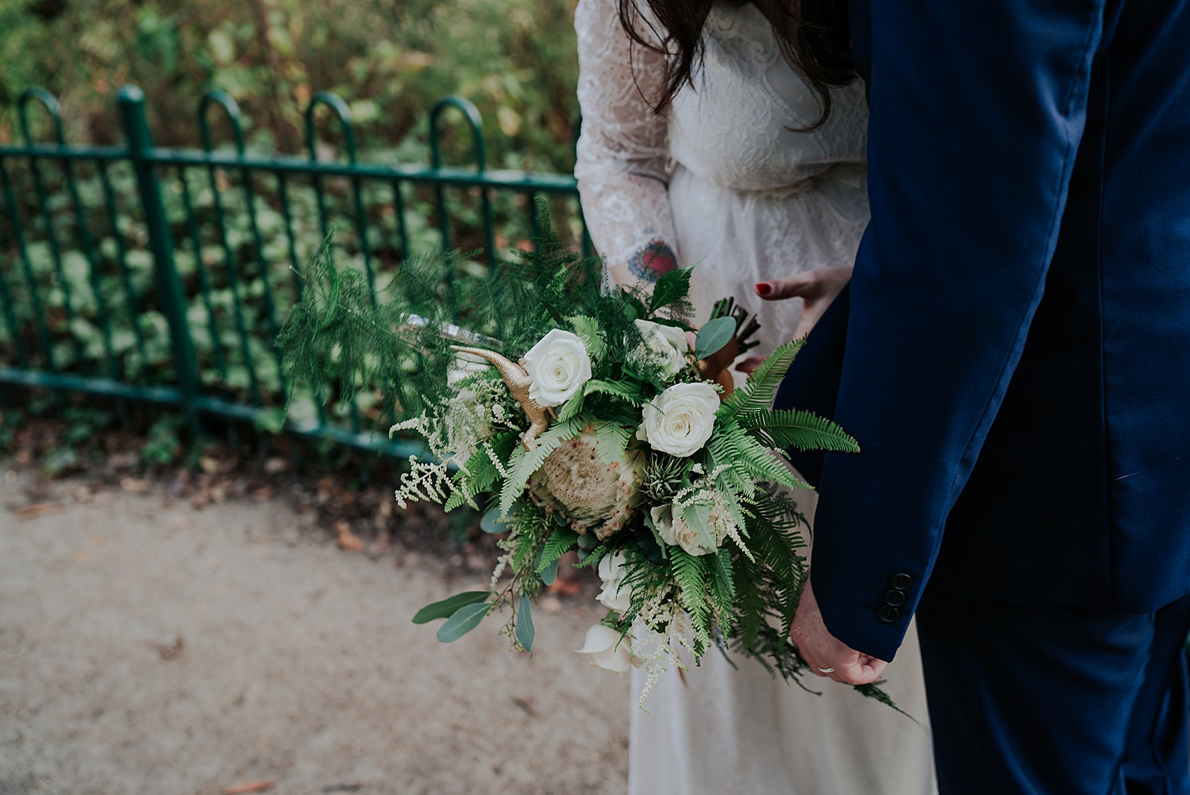 South London pub wedding Indiebride dress 30