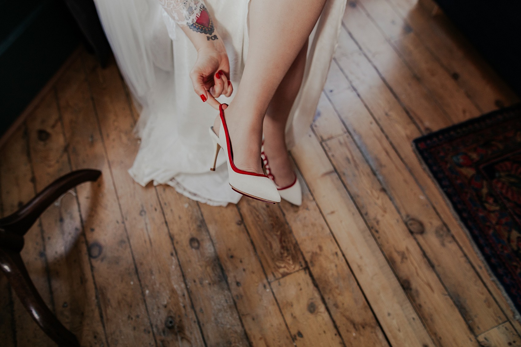 South London pub wedding Indiebride dress 5