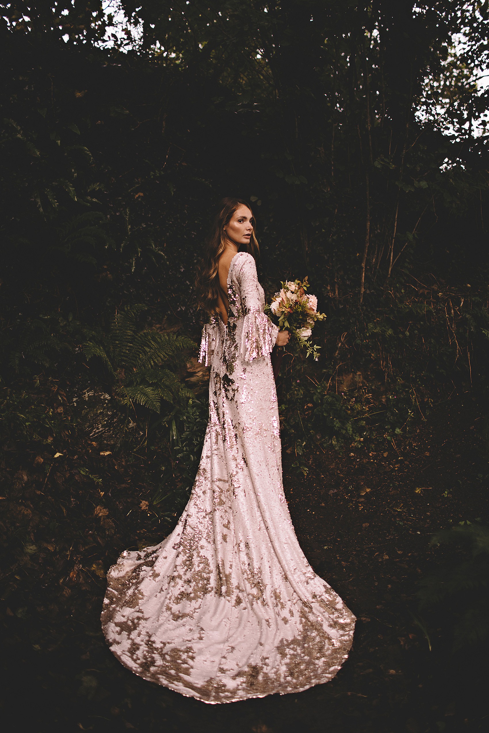 19 Dark Romantic Bridal Style Cornish Coast 1