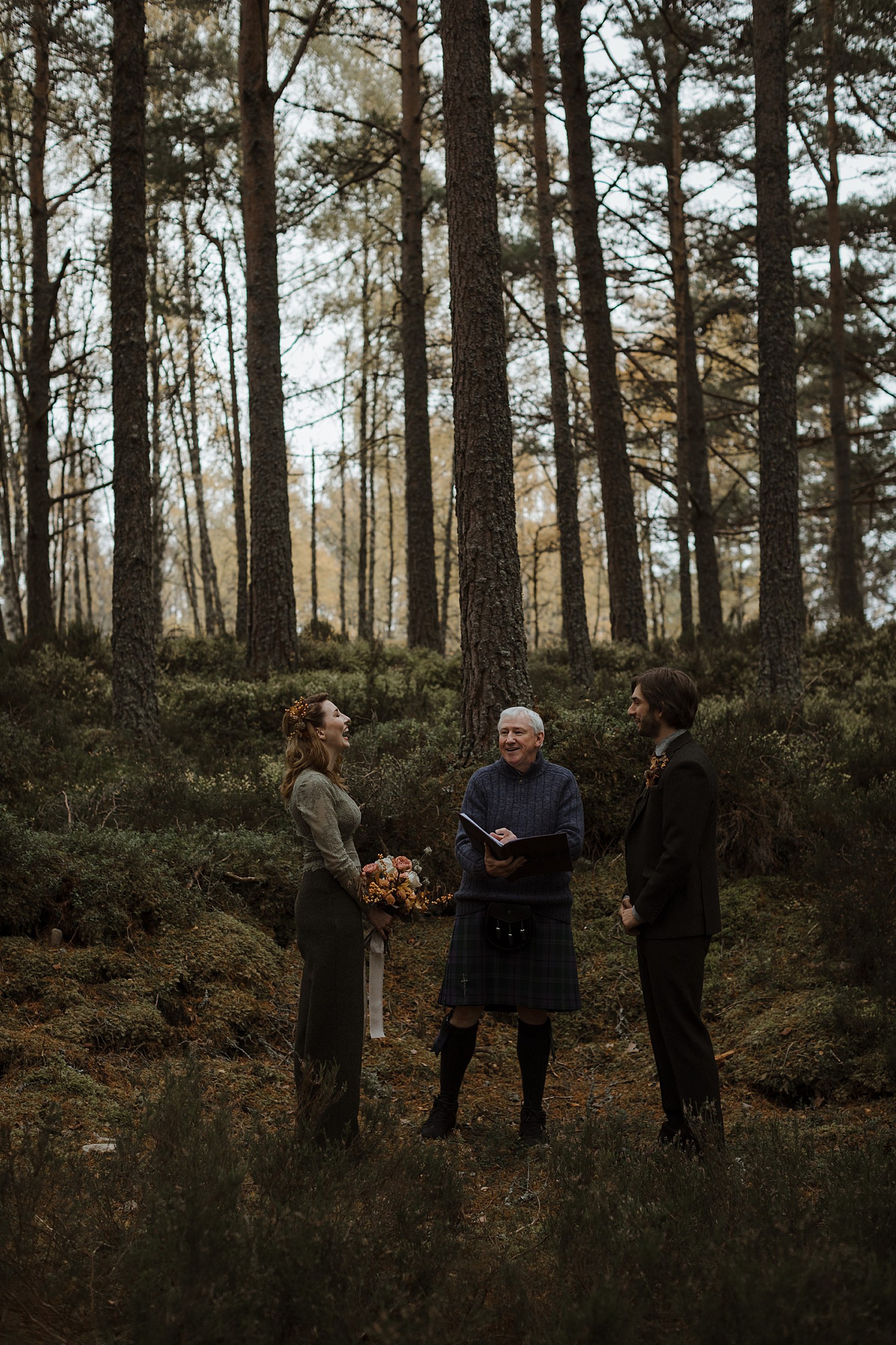 22 Dell of Abernethy woodland wedding