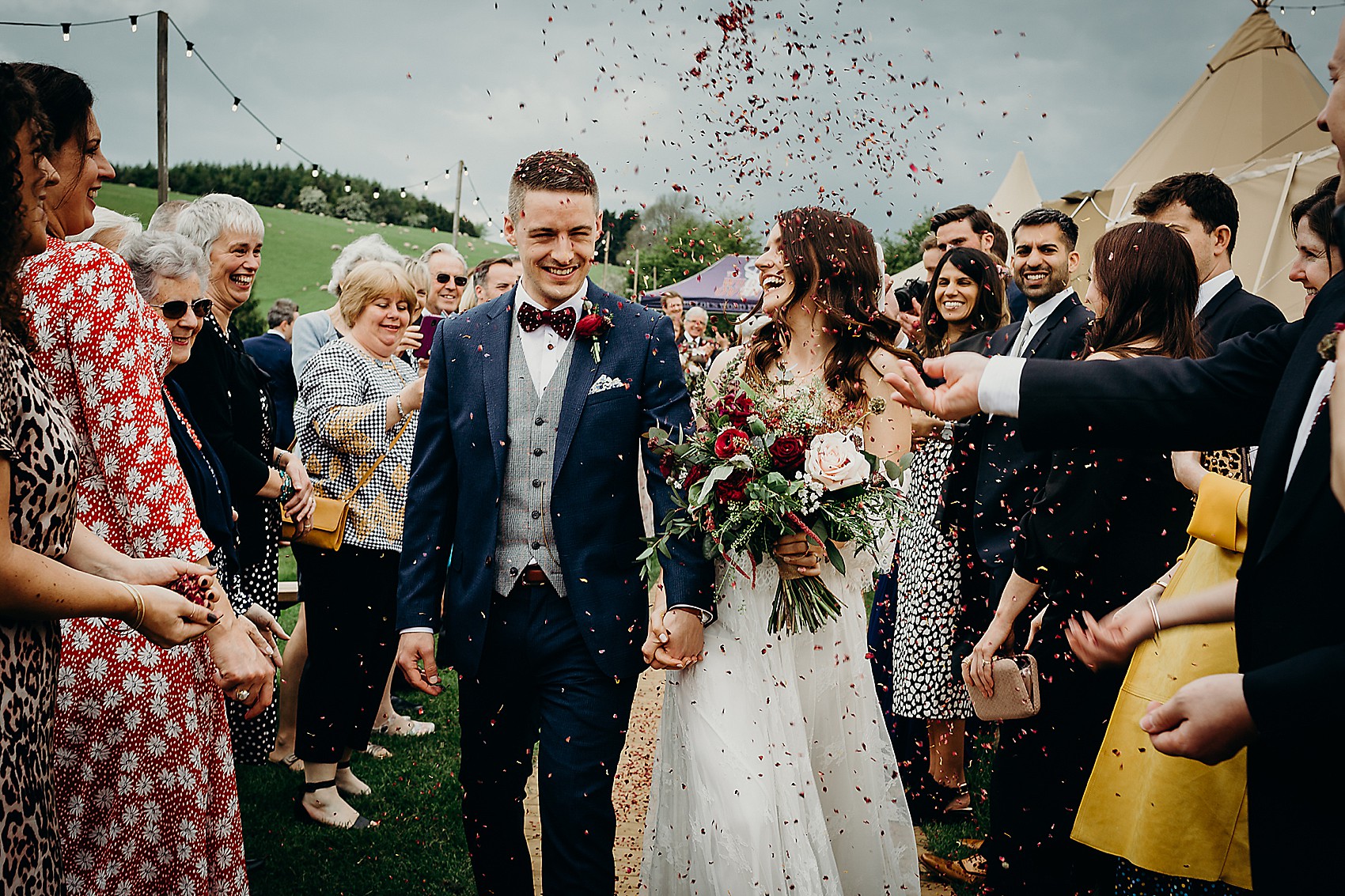 28 Boho Grace Loves Lace bride tipi wedding