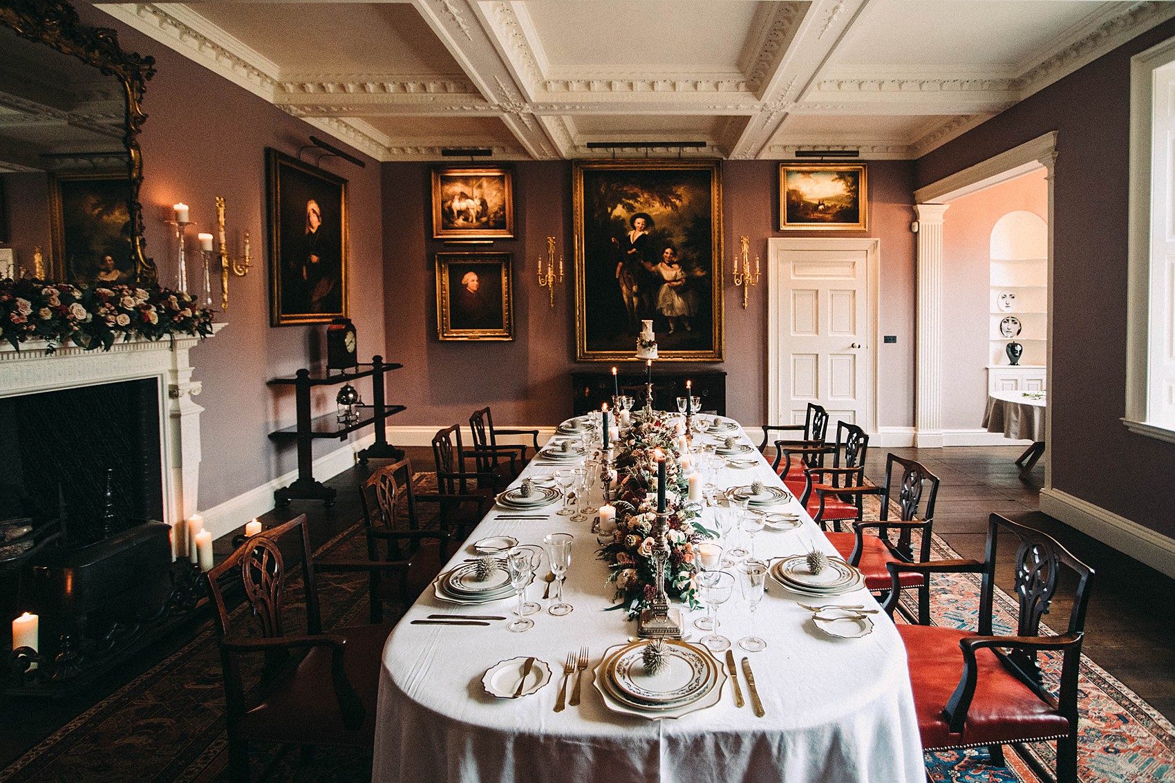 4 Dorfold Hall Christmas wedding venue