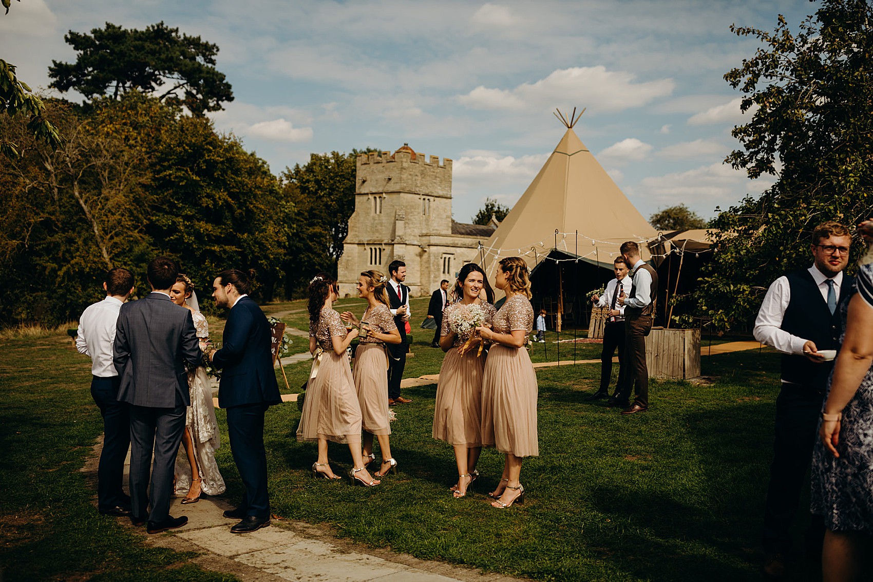 48 Hermione de Paula bride tipi wedding