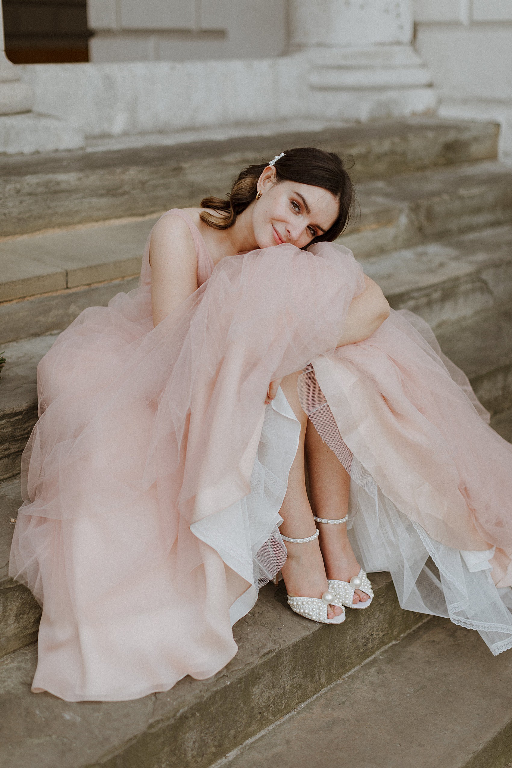 60 Liv Purvis wedding pink tulle dress
