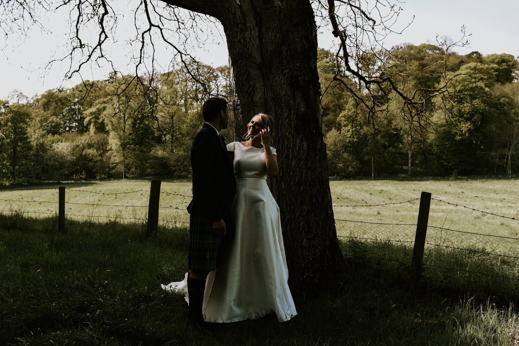 A Spring Wedding at The Byre at Inchyra with a Bride in Karen Willis Holmes Separates 6 A D 502