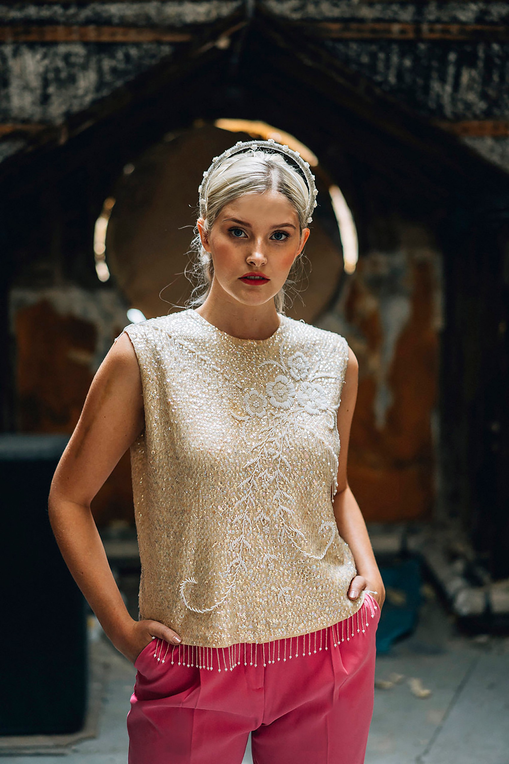 Cool modern bridal style 89