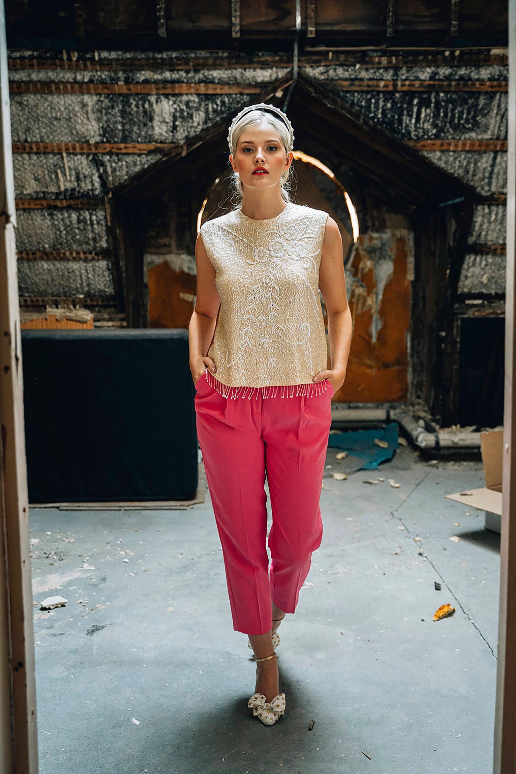 Cool modern bridal style 93