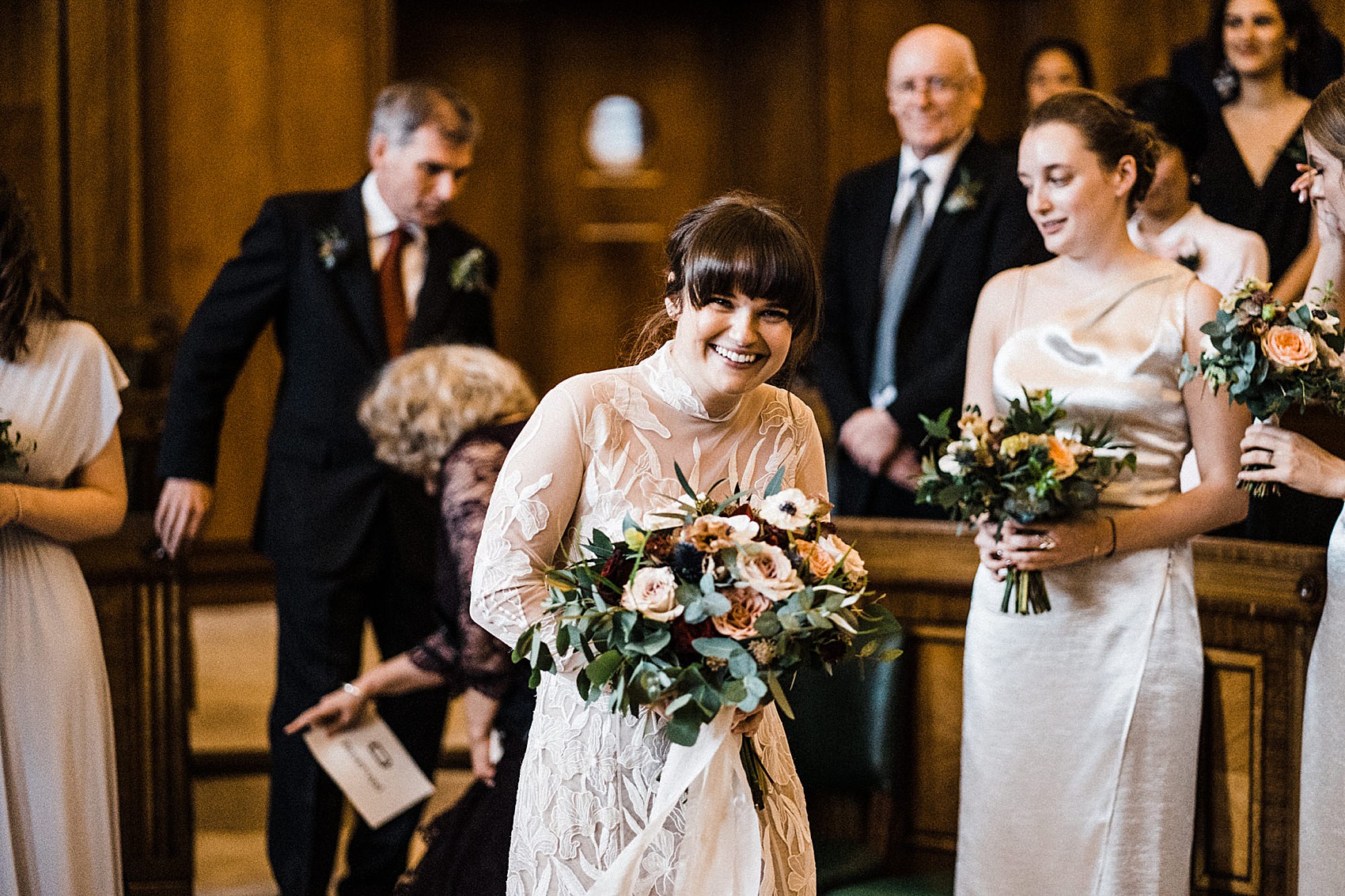 Hermione de Paula bride London pub wedding 13