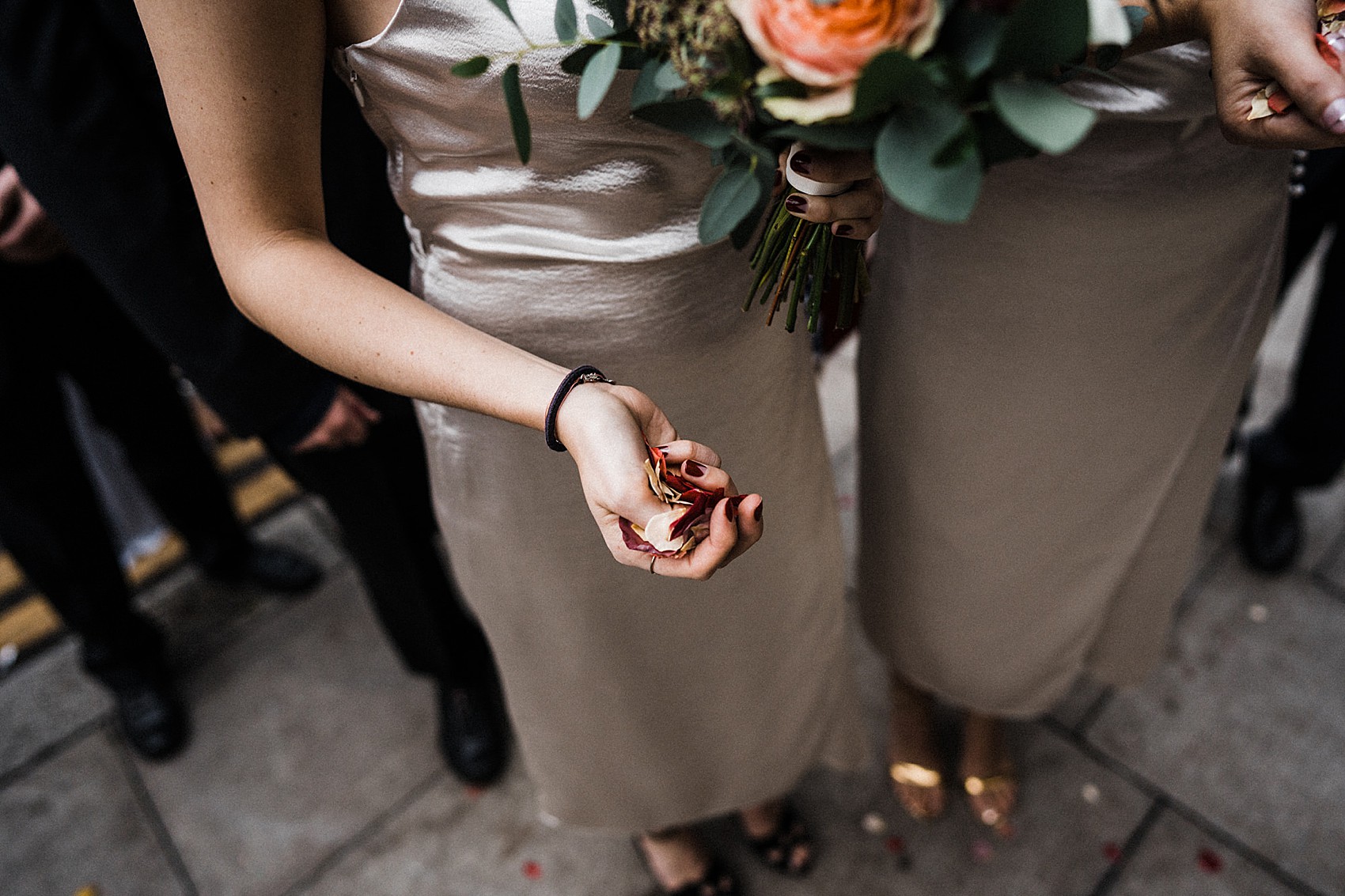 Hermione de Paula bride London pub wedding 17