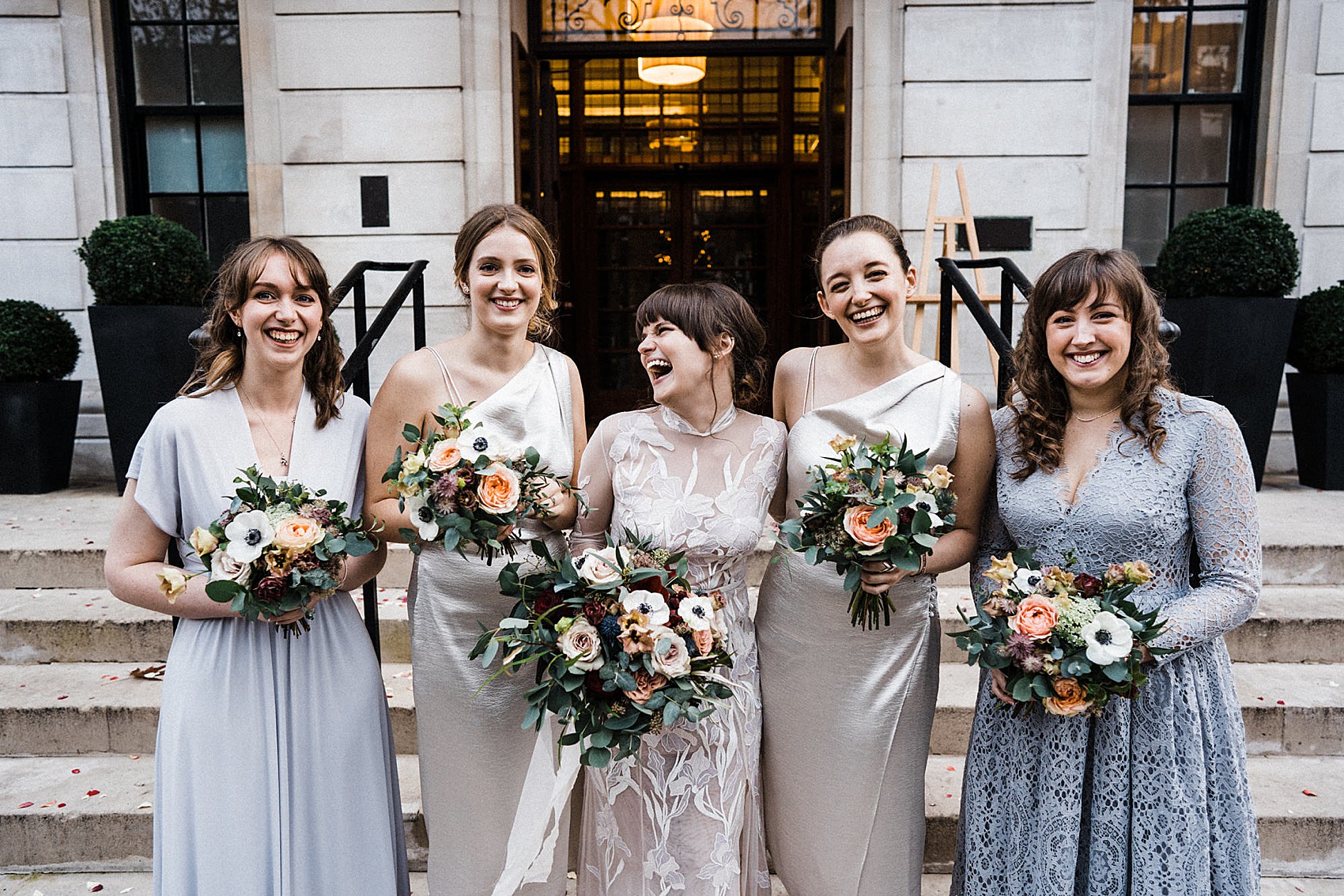 Hermione de Paula bride London pub wedding 22