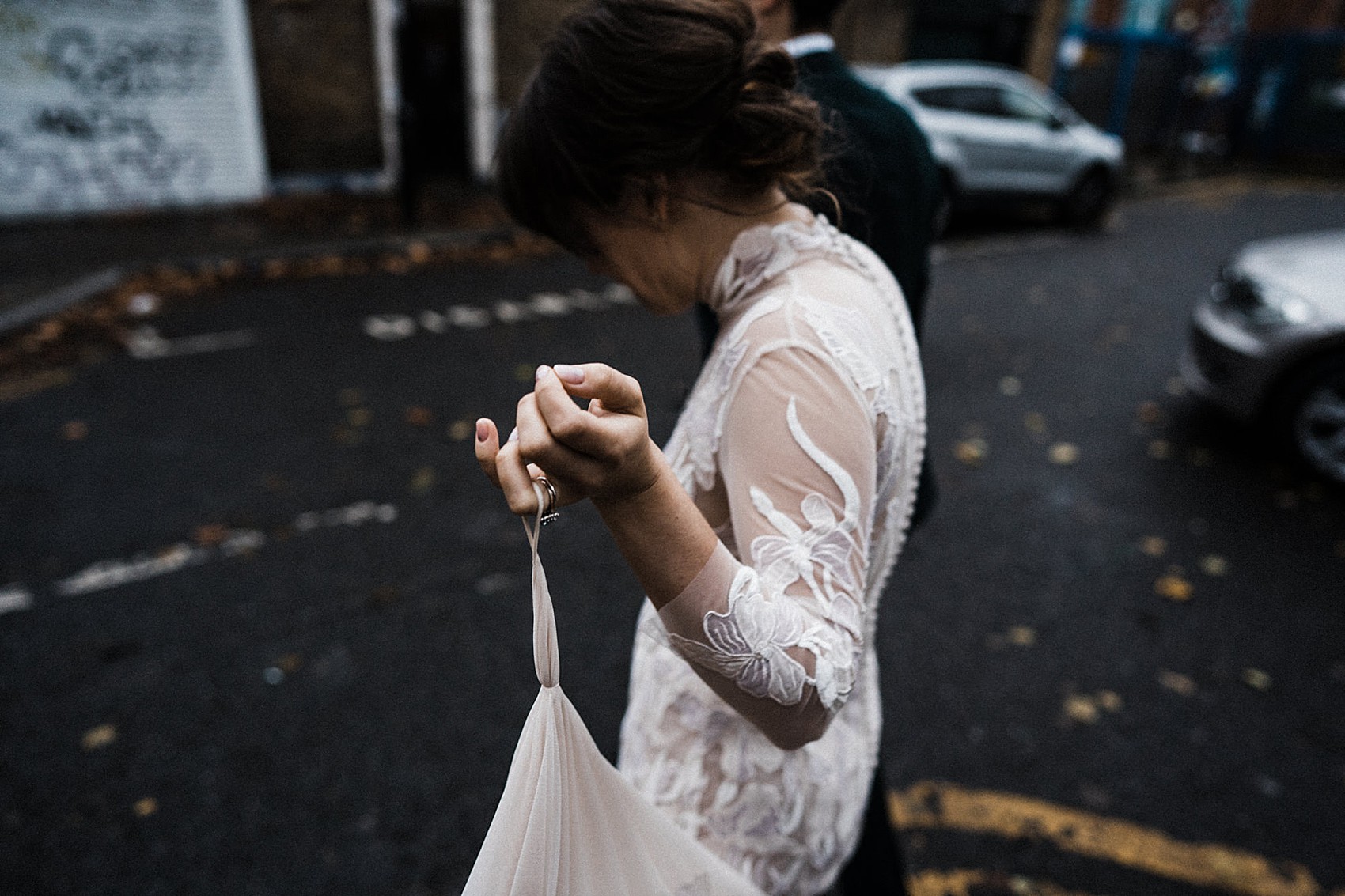 Hermione de Paula bride London pub wedding 30