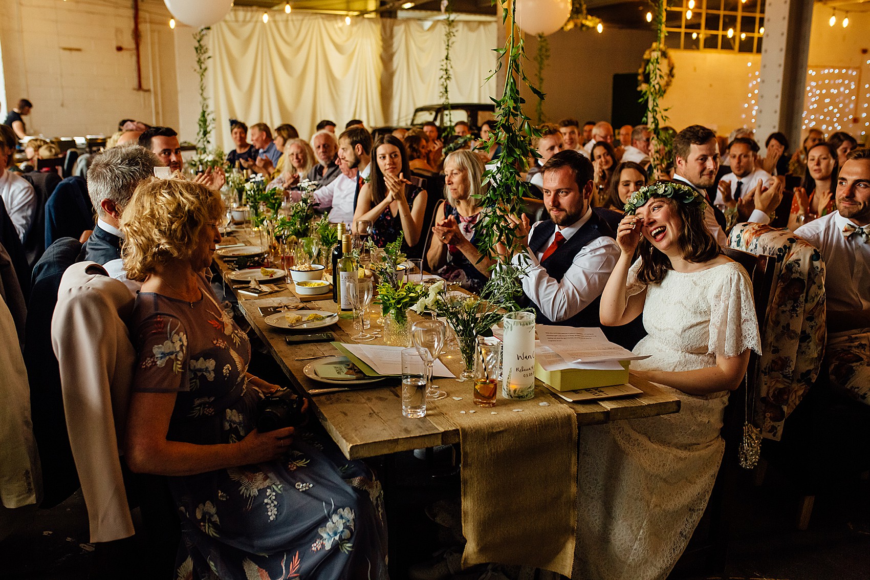 Kate Beaumont bride Glasshouse Warehouse wedding 33