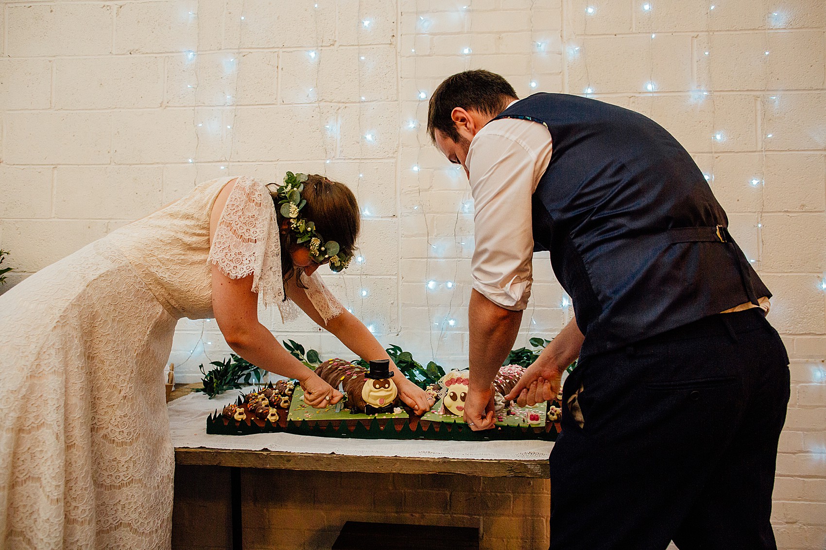 Kate Beaumont bride Glasshouse Warehouse wedding 36