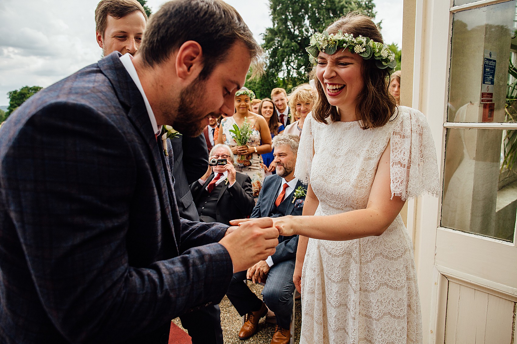 Kate Beaumont bride Glasshouse Warehouse wedding 6