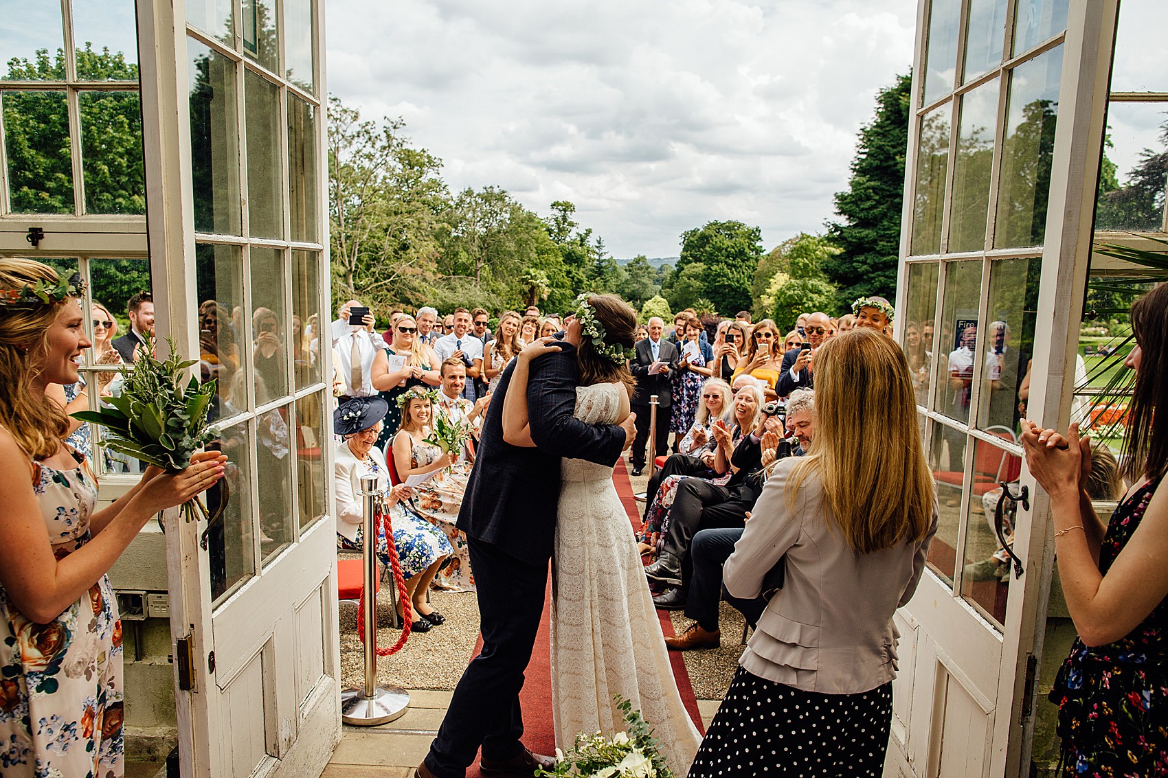 Kate Beaumont bride Glasshouse Warehouse wedding 7