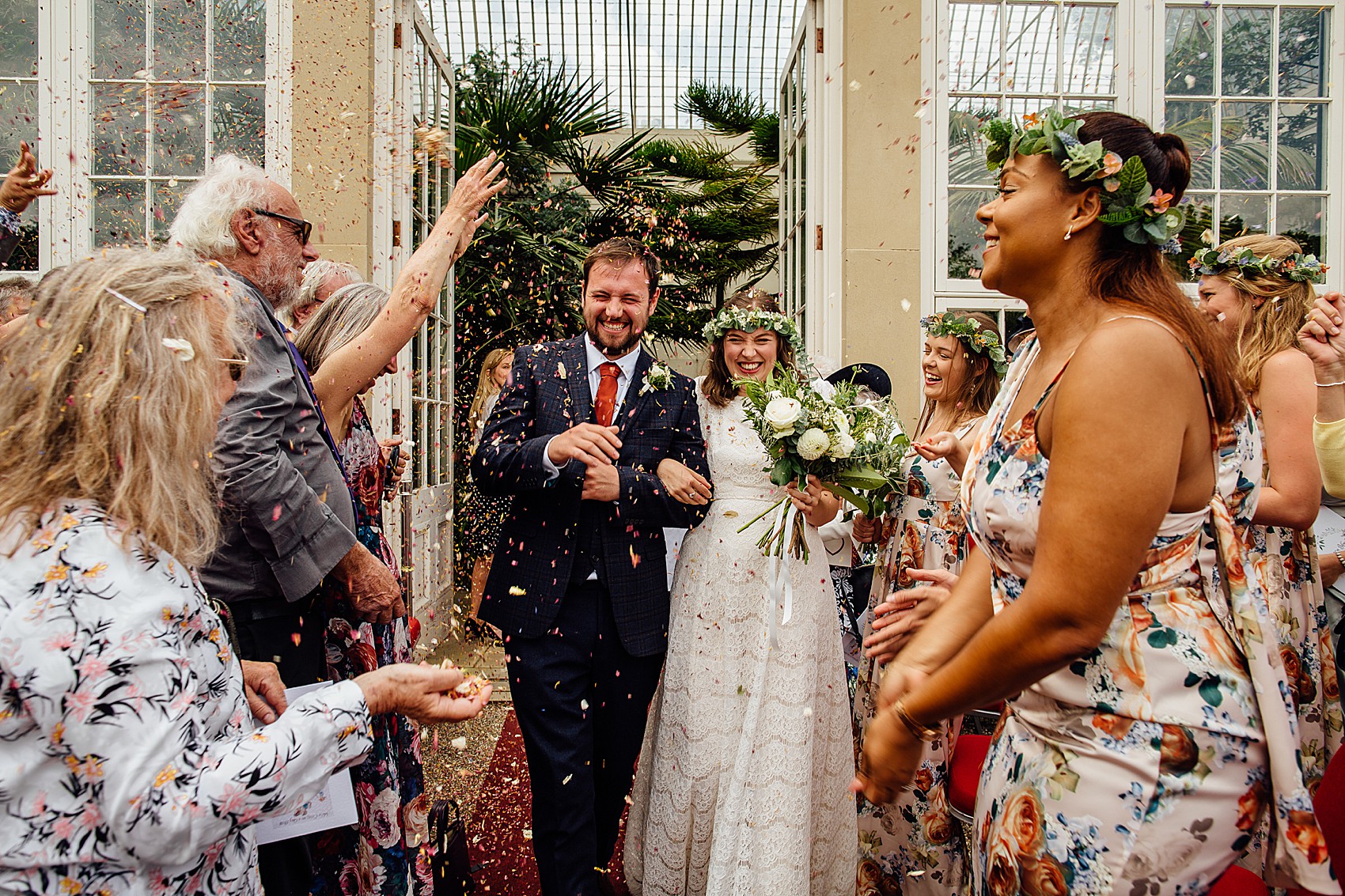 Kate Beaumont bride Glasshouse Warehouse wedding 8