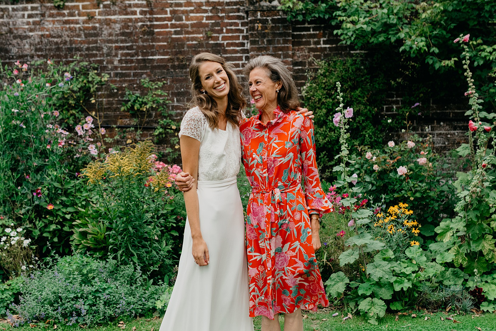 Laure de Sagazan bride wildflower marquee Wiltshire wedding 22