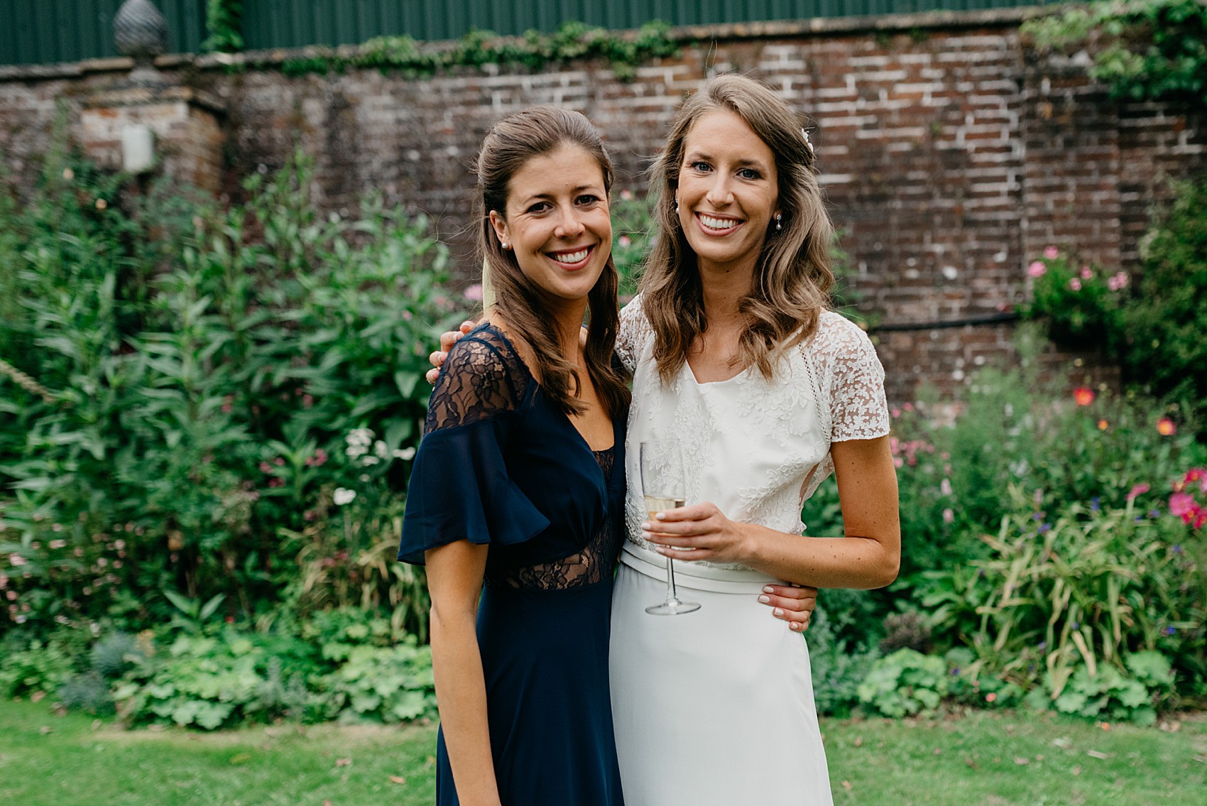 Laure de Sagazan bride wildflower marquee Wiltshire wedding 23