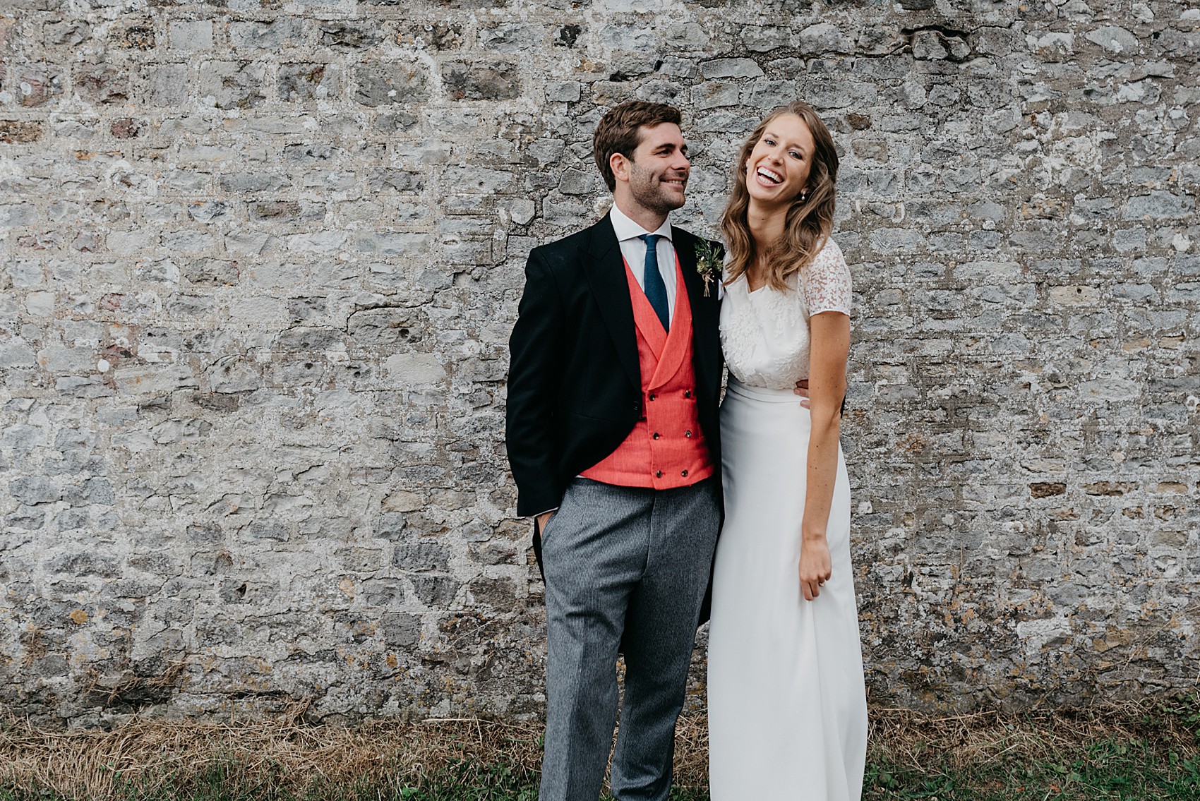 Laure de Sagazan bride wildflower marquee Wiltshire wedding 32