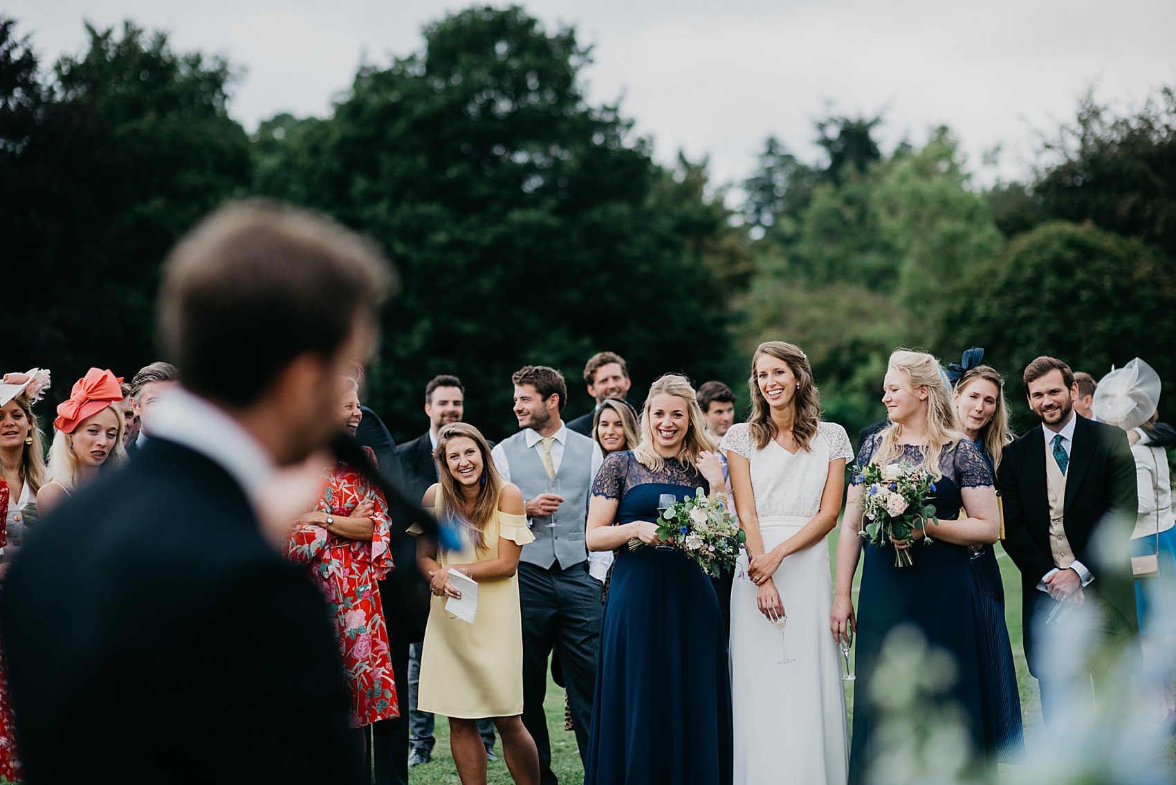 Laure de Sagazan bride wildflower marquee Wiltshire wedding 36