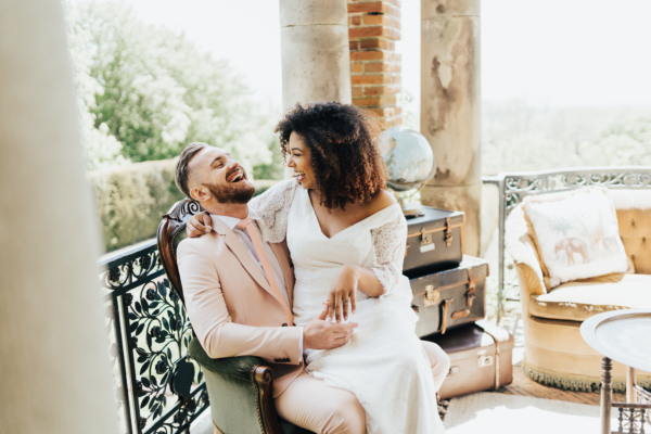 Natural & Wild Wedding Inspiration at Port Lympne Hotel and Reserve, Featuring Rolling in Roses Ethical Wedding Dresses