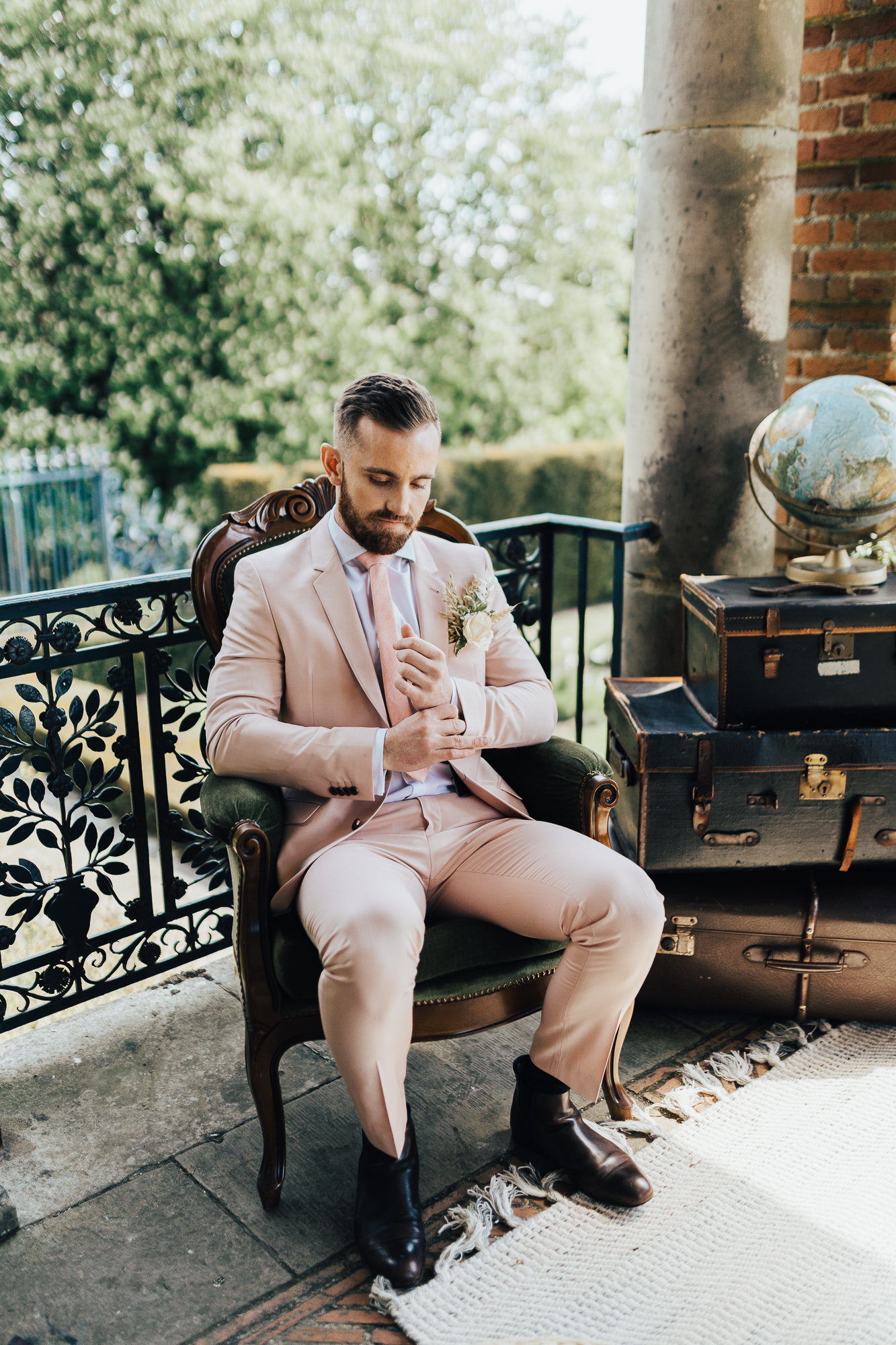 Wild natural wedding inspiration Port Lympne Hotel 13