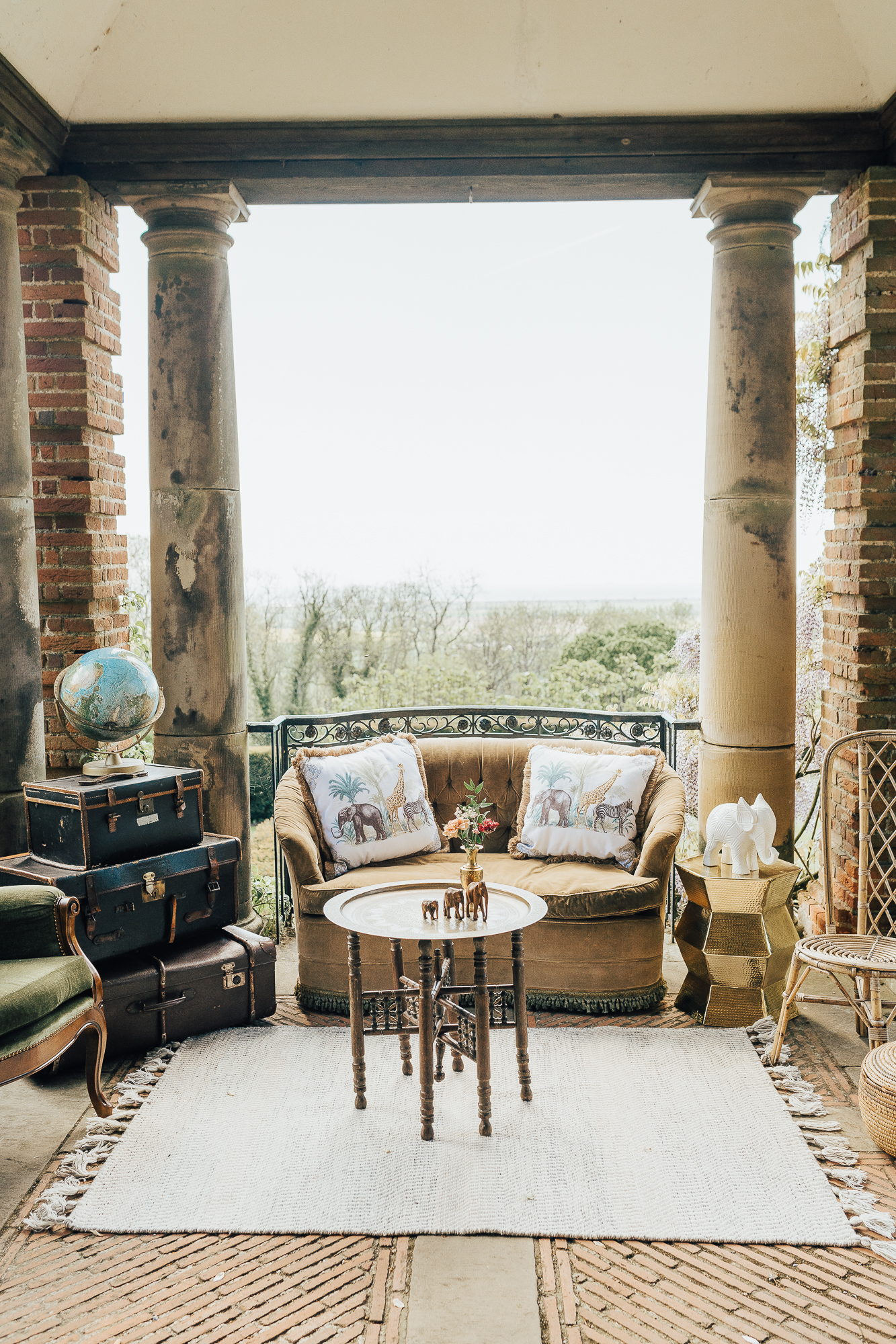 Wild natural wedding inspiration Port Lympne Hotel 6