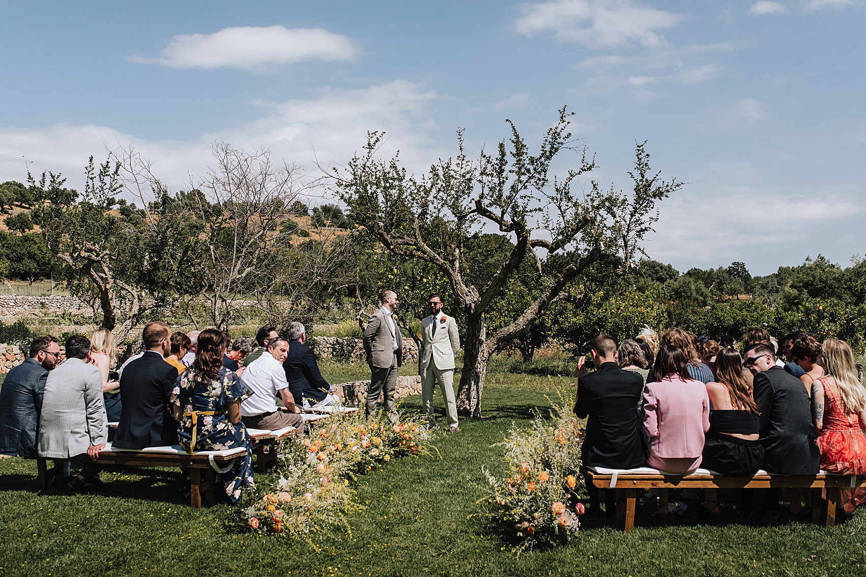 15 Erdem dress Mallorca wedding