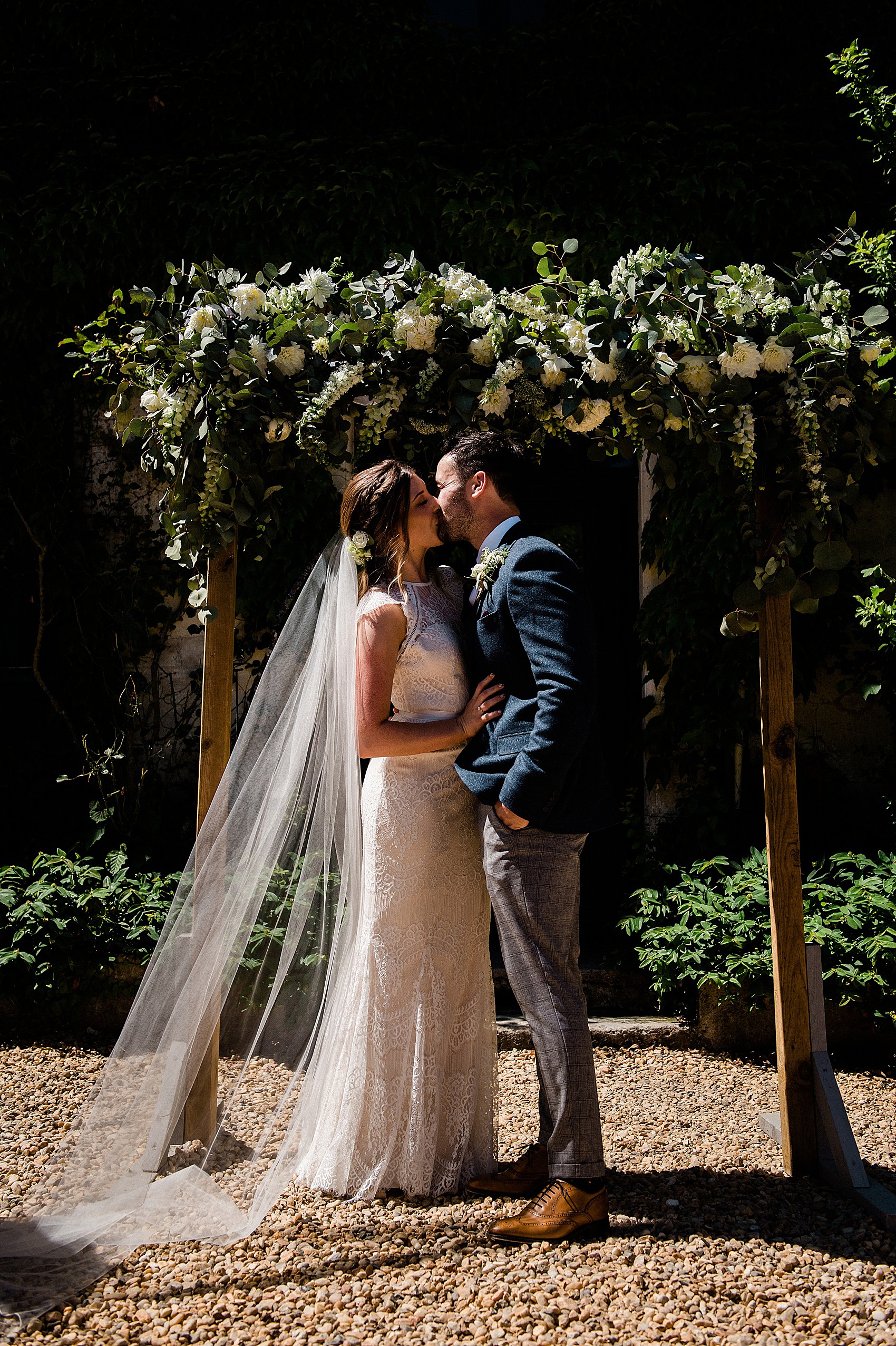 A Natural Organic Wedding In France With A Bride In Catherine Deane