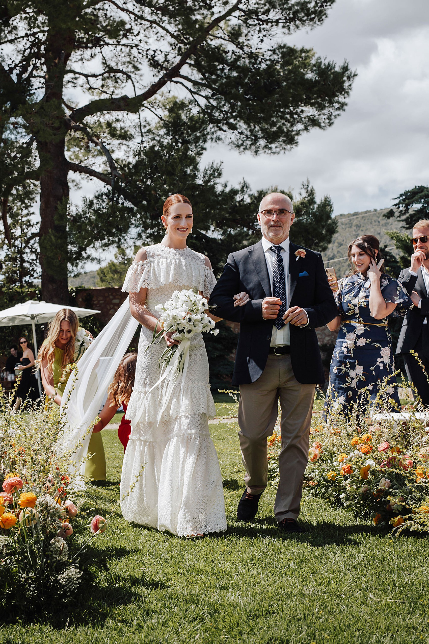 20 Erdem dress Mallorca wedding