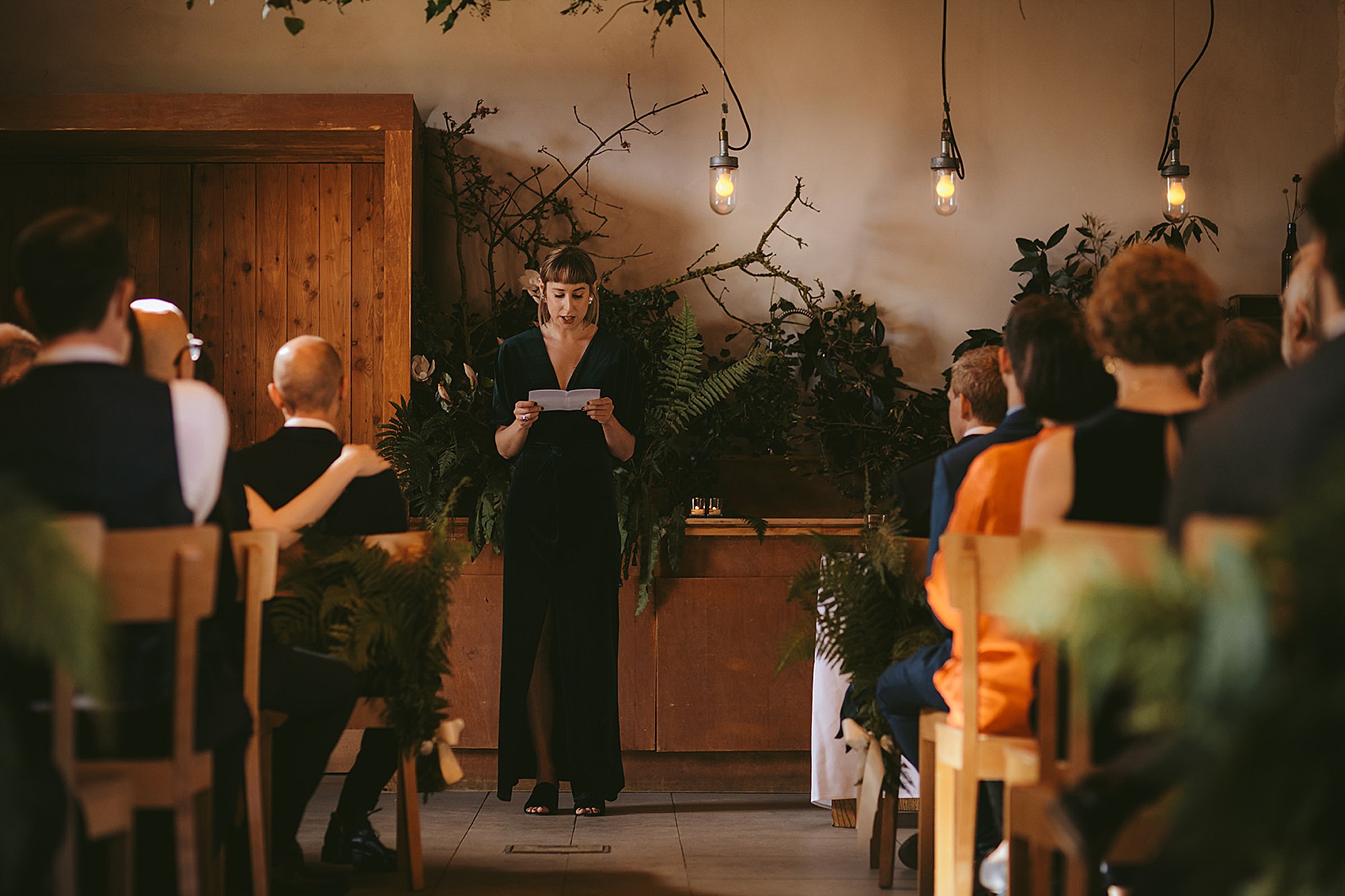 26 Bride in trousers River Cottage Wedding