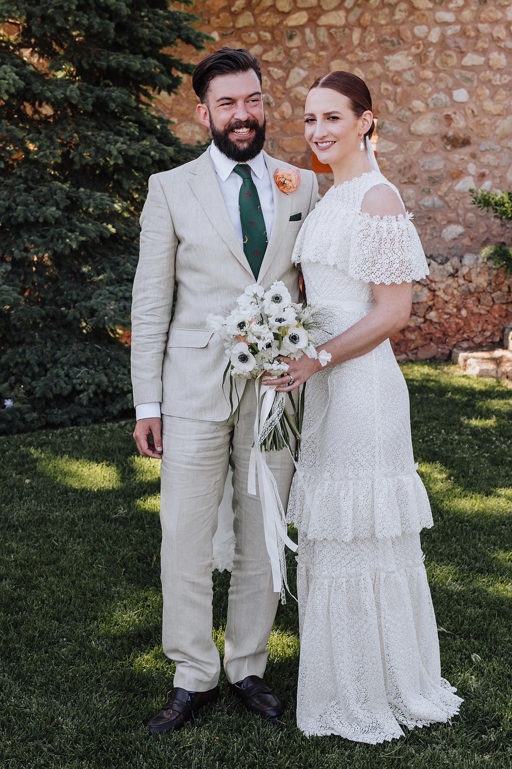 26 Erdem dress Mallorca wedding