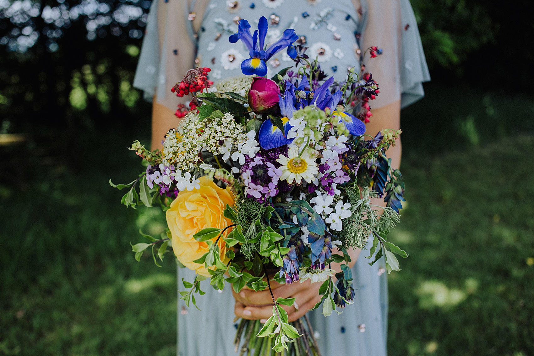 27 Phase Eight pale blue wedding dress