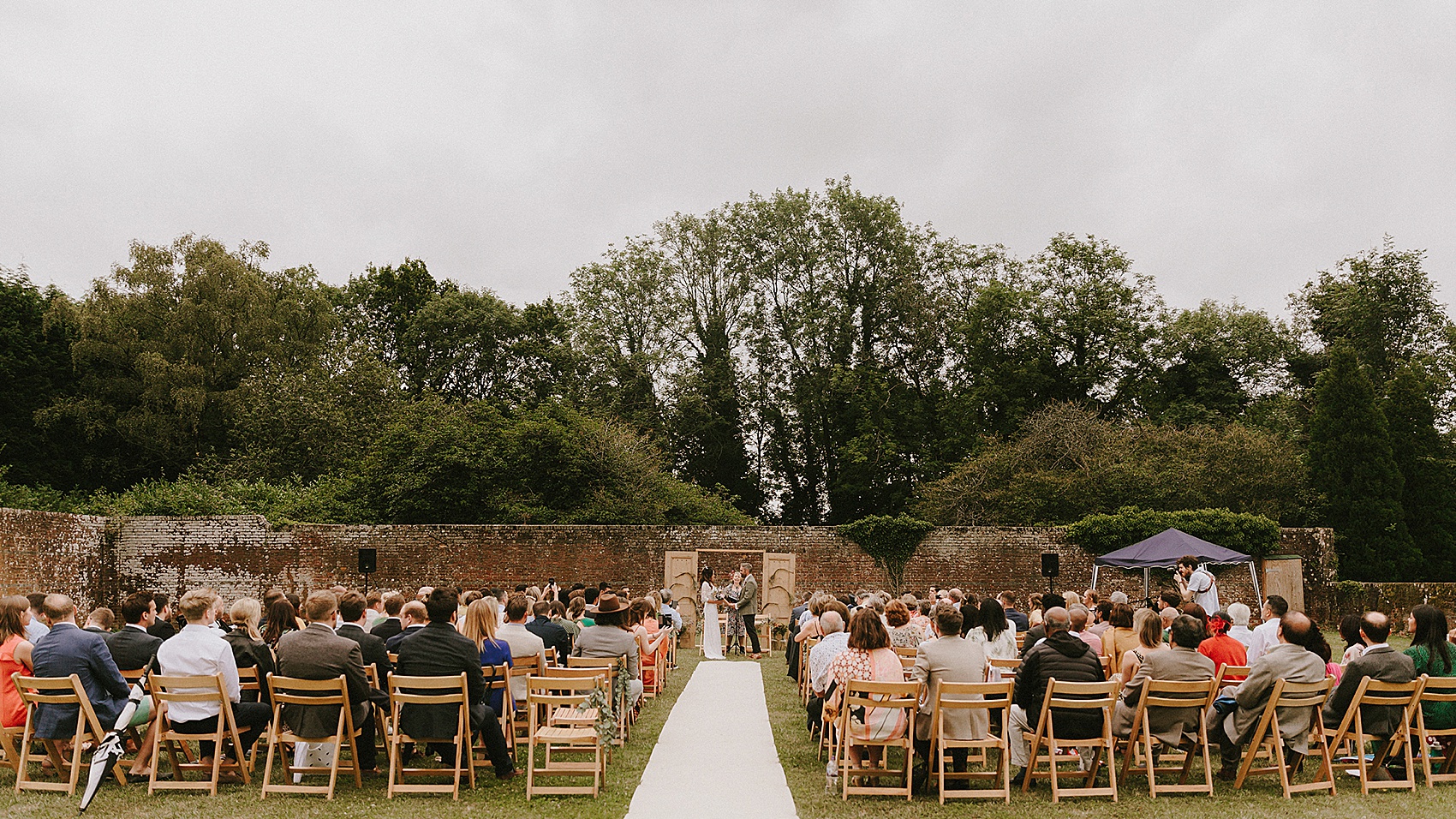 A Festival Wedding With Colourful Smoke Bombs, Wild Flowers + a