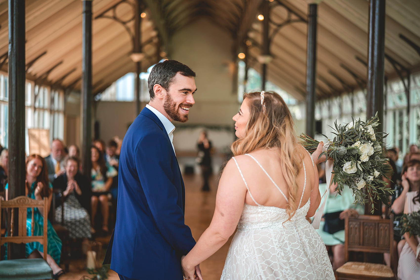 32 Beautiful curvy bride in Morilee wedding dress