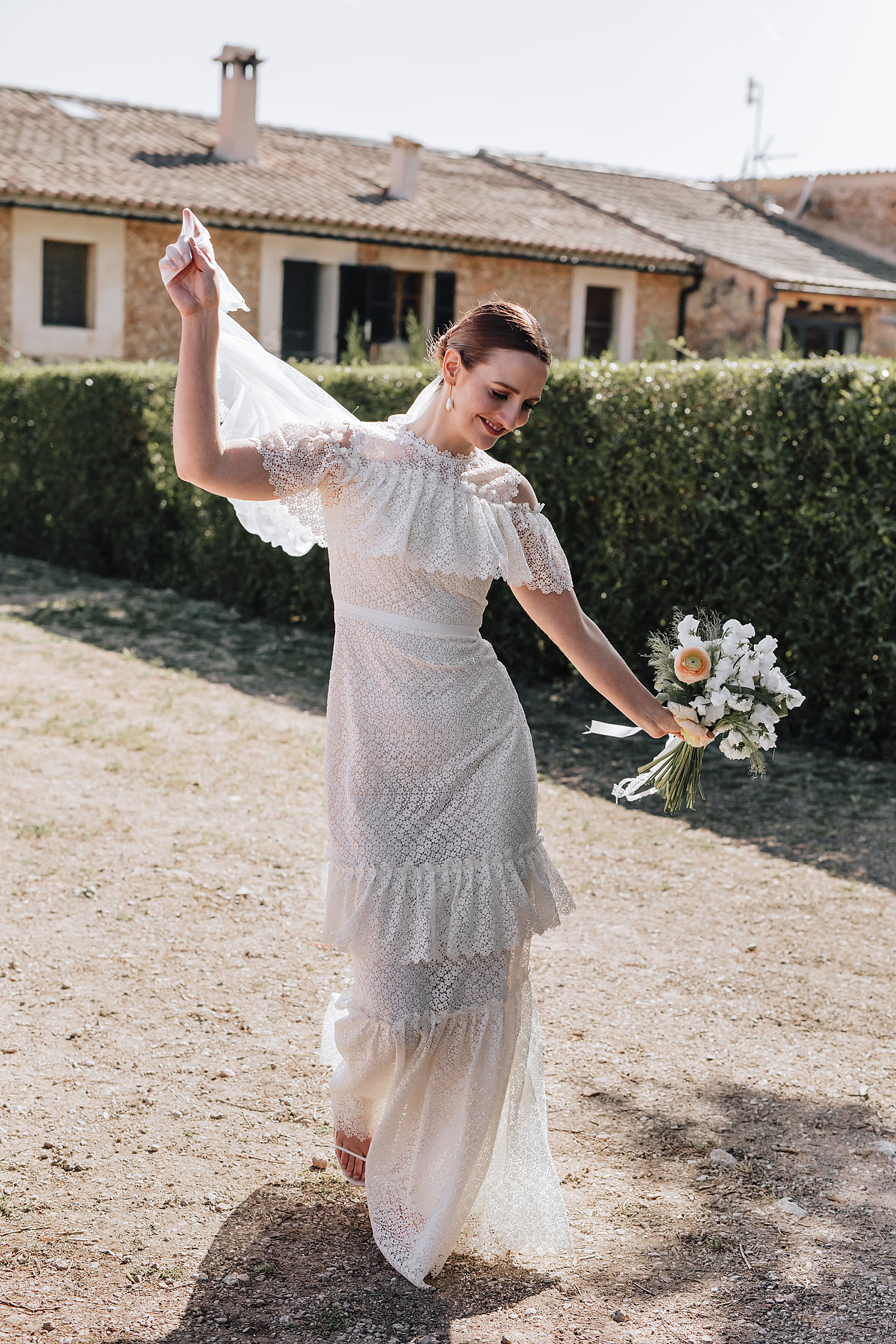 33 Erdem dress Mallorca wedding