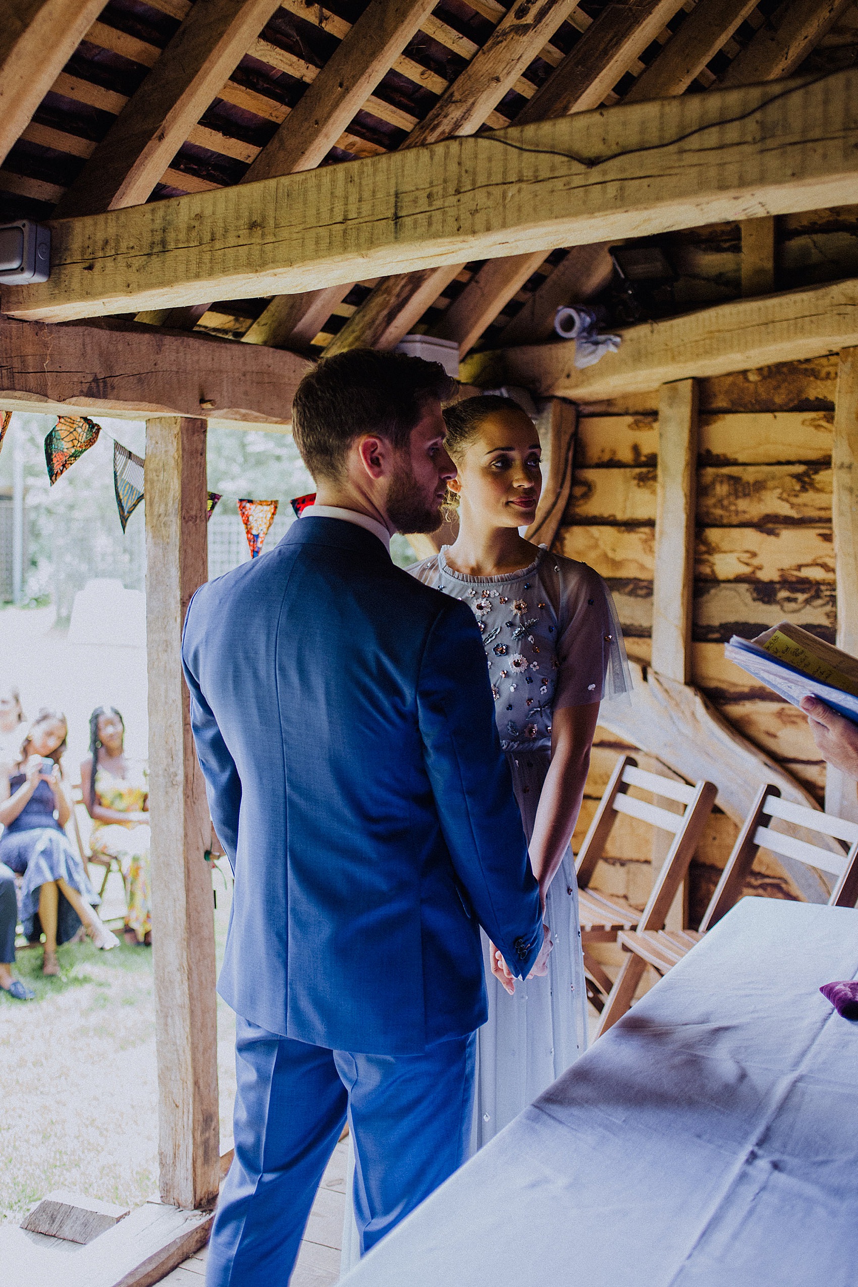 34 Phase Eight pale blue wedding dress