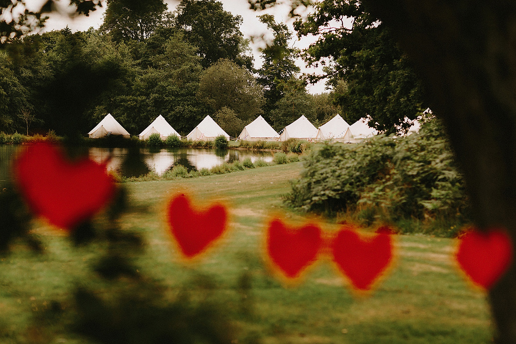 A Festival Wedding With Colourful Smoke Bombs, Wild Flowers + a