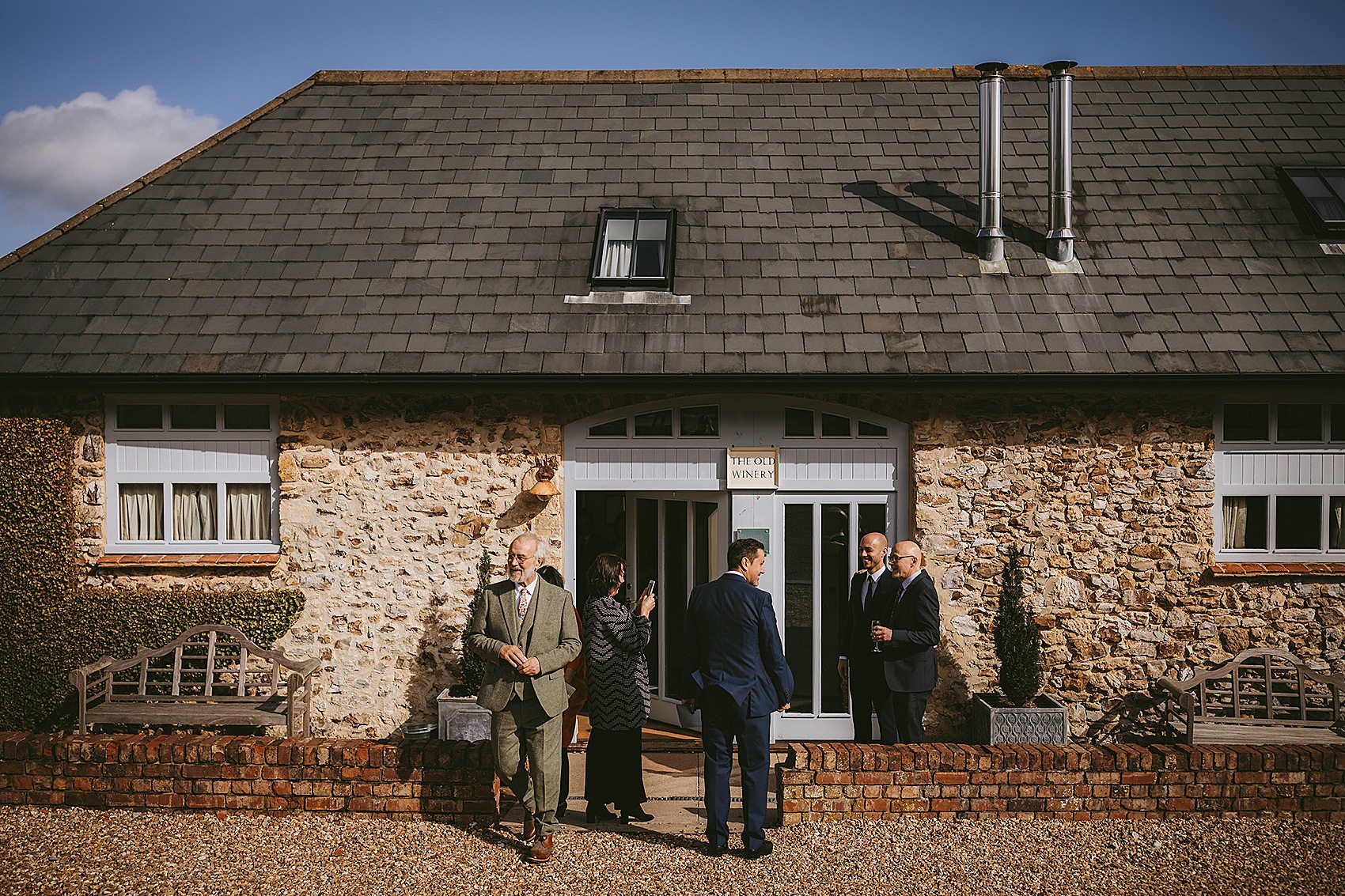 6 Bride in trousers River Cottage Wedding