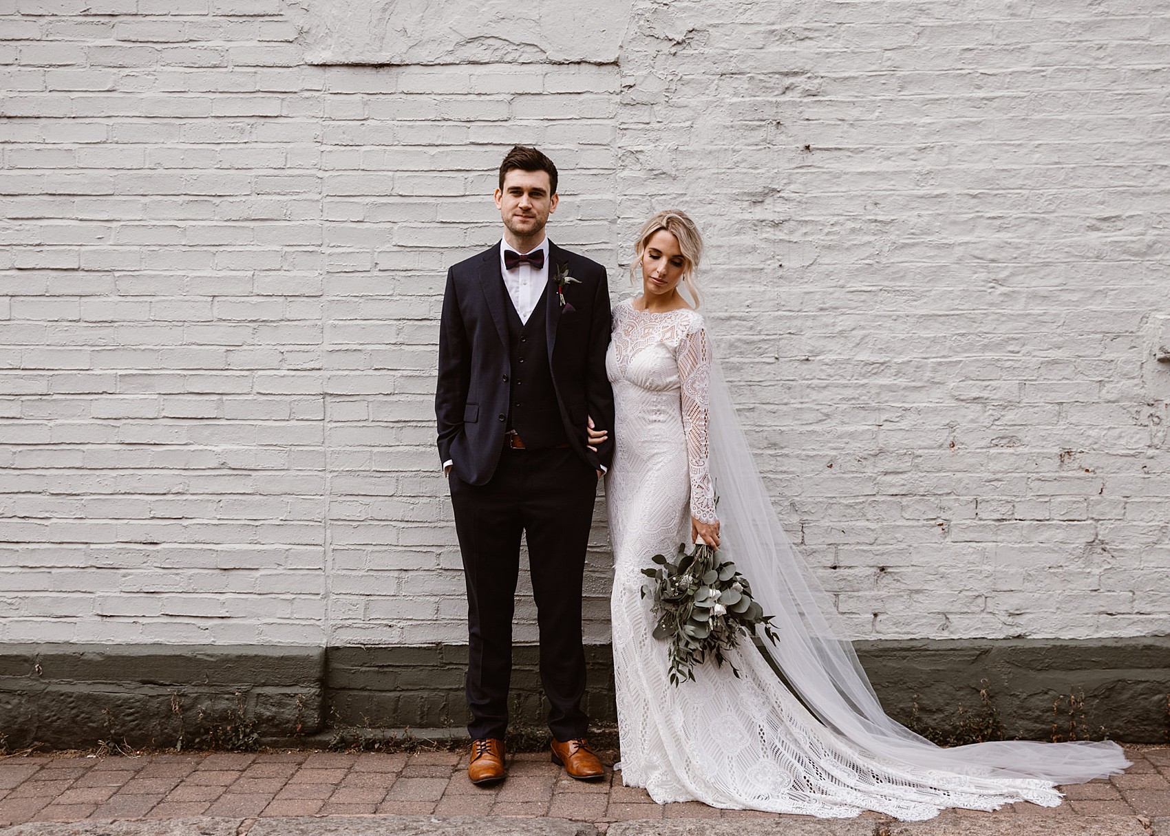 Claire Pettibone modern urban wedding 36