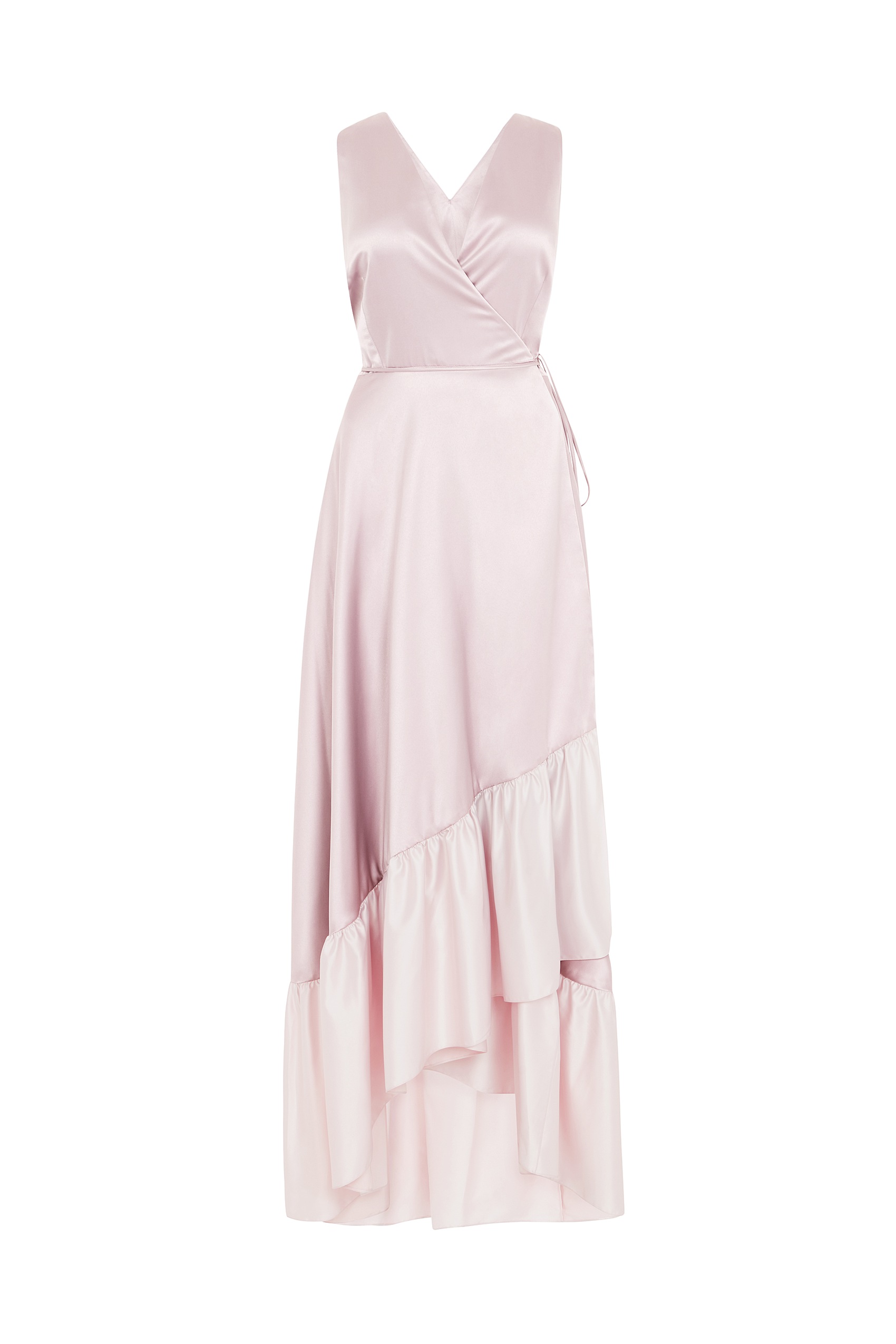 Fox dress in two-tone pink