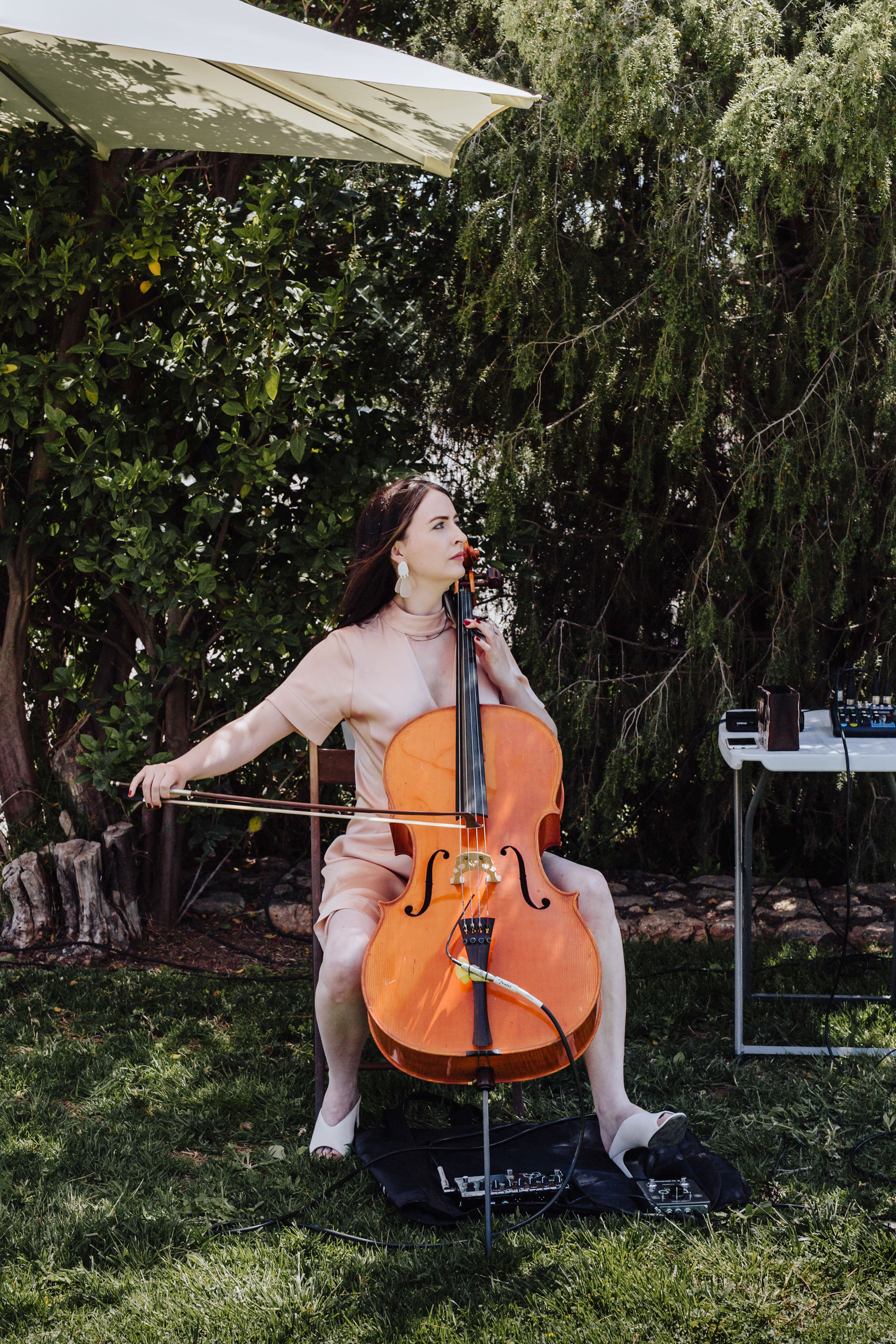 wedding cello player