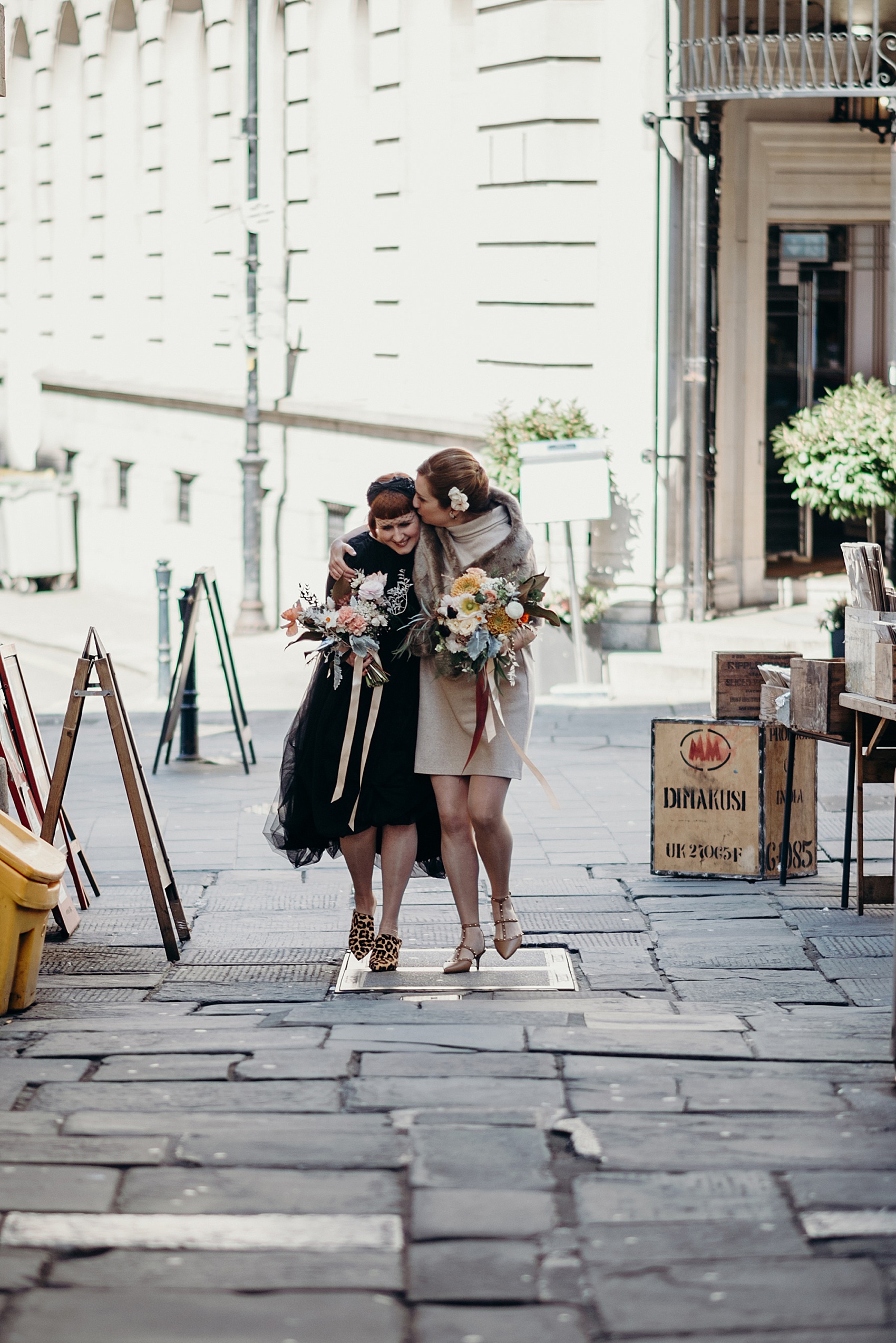 14 2 brides floral non traditional wedding