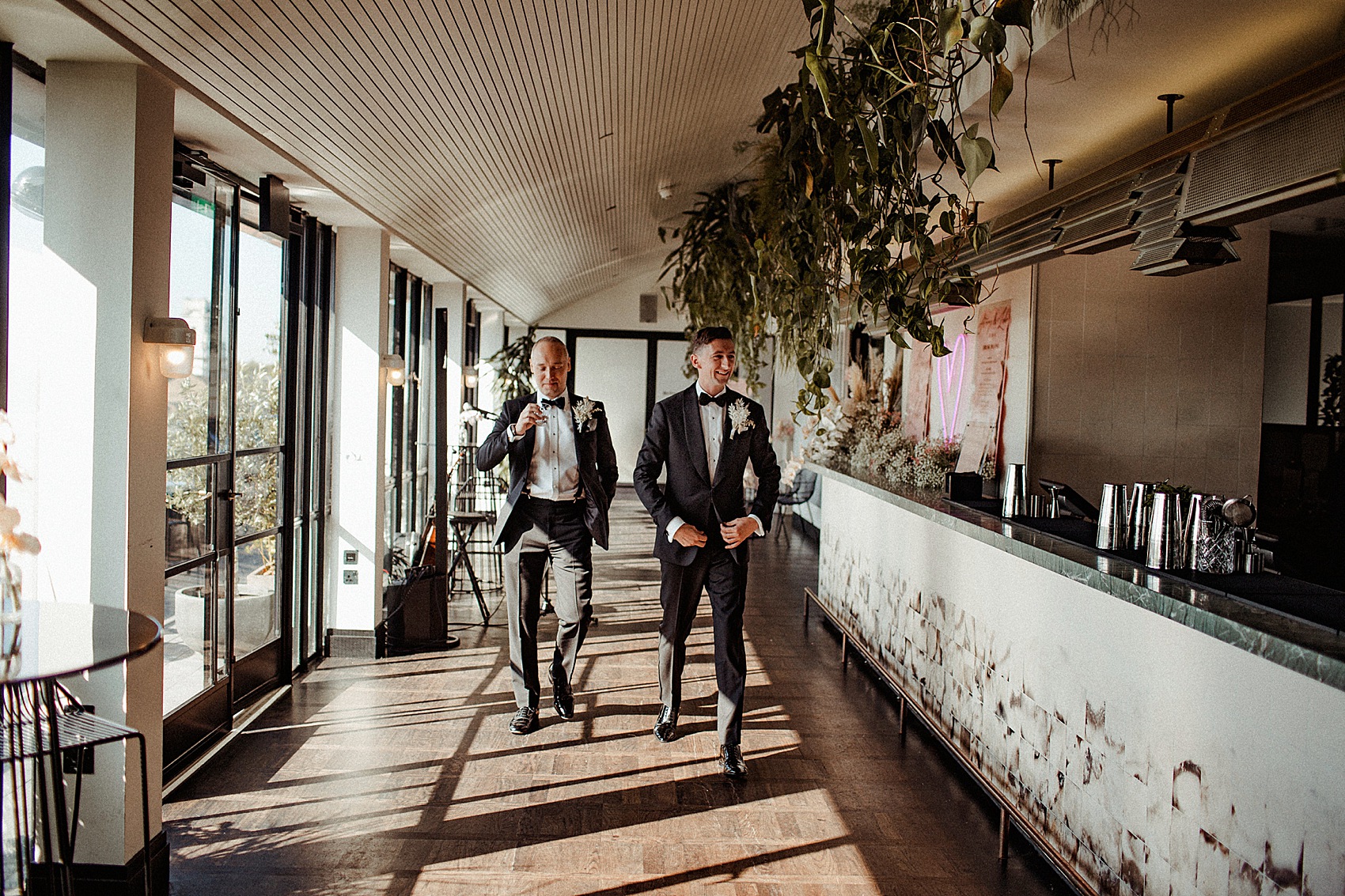 23 Ace Hotel wedding London cool modern bride groom